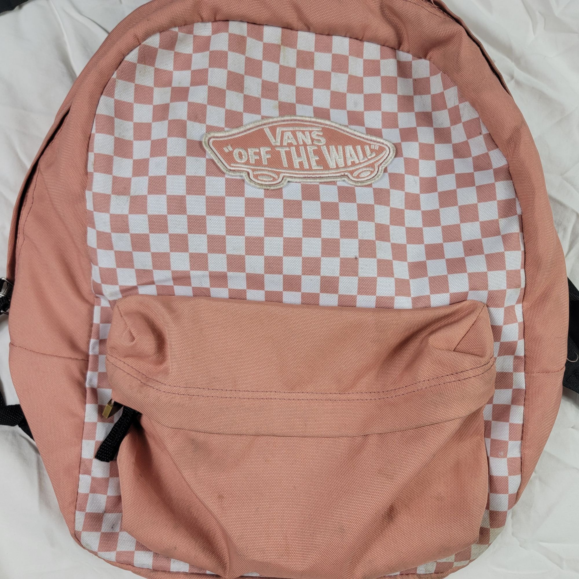 Vans Vans Off The Wall Pink Checkerboard Backpack Casual Travel O Size ONE SIZE - 9 Thumbnail