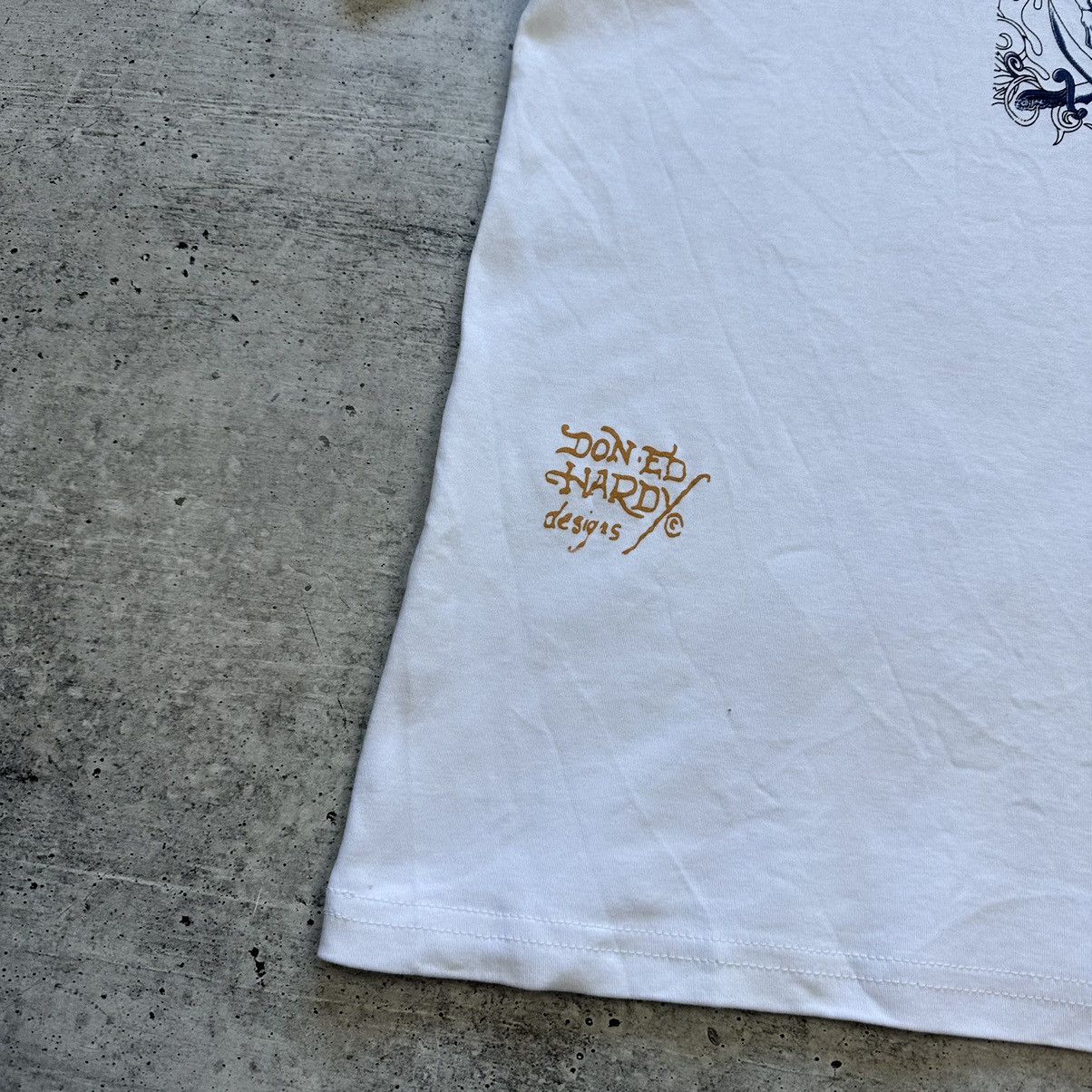 Other Ed Hardy Christian Audigier Y2K T-shirt White Women’s Size M Size M / US 6-8 / IT 42-44 - 16 Thumbnail