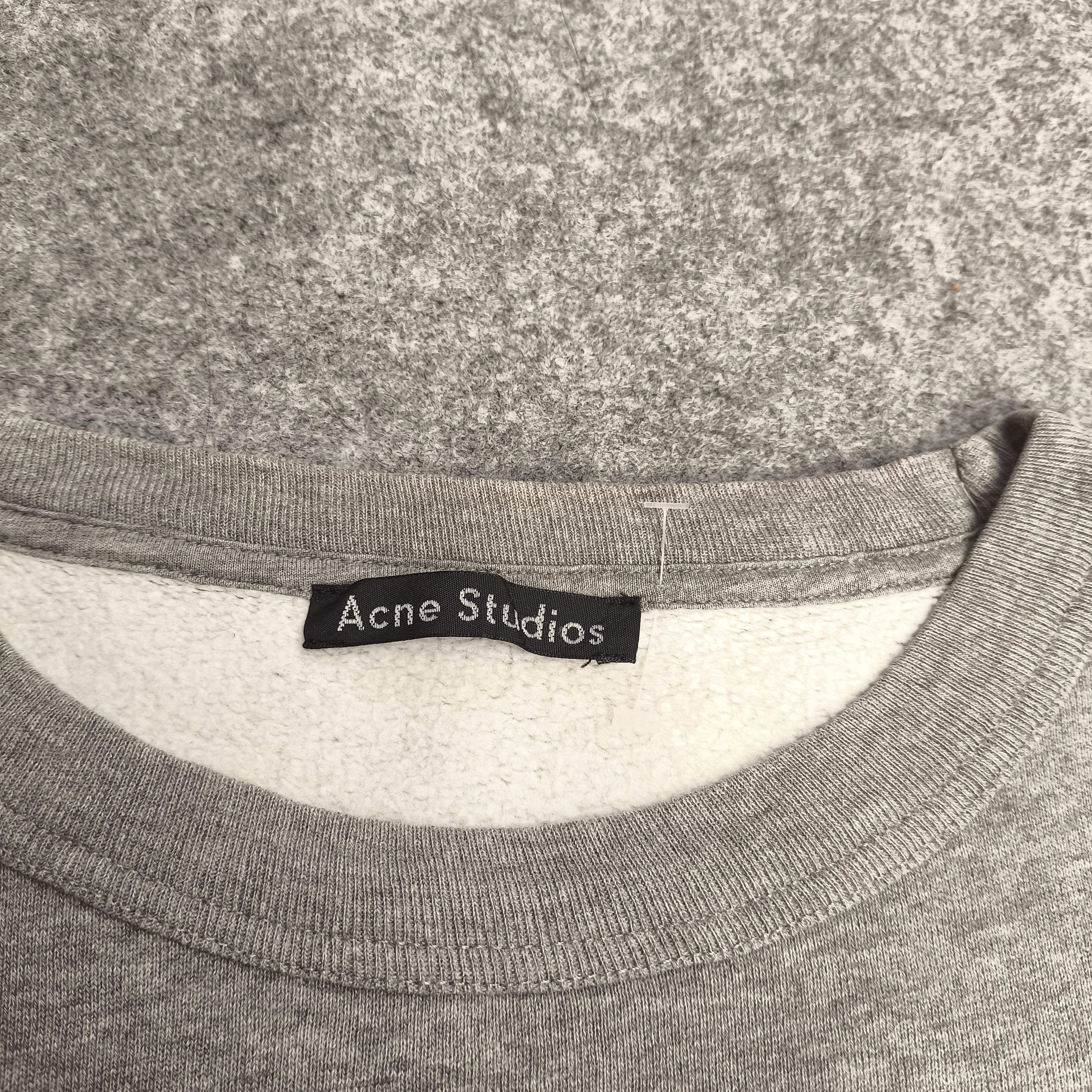 Acne Studios Acne studios Fairview face crewneck sweatshirt Size US M / EU 48-50 / 2 - 3 Thumbnail