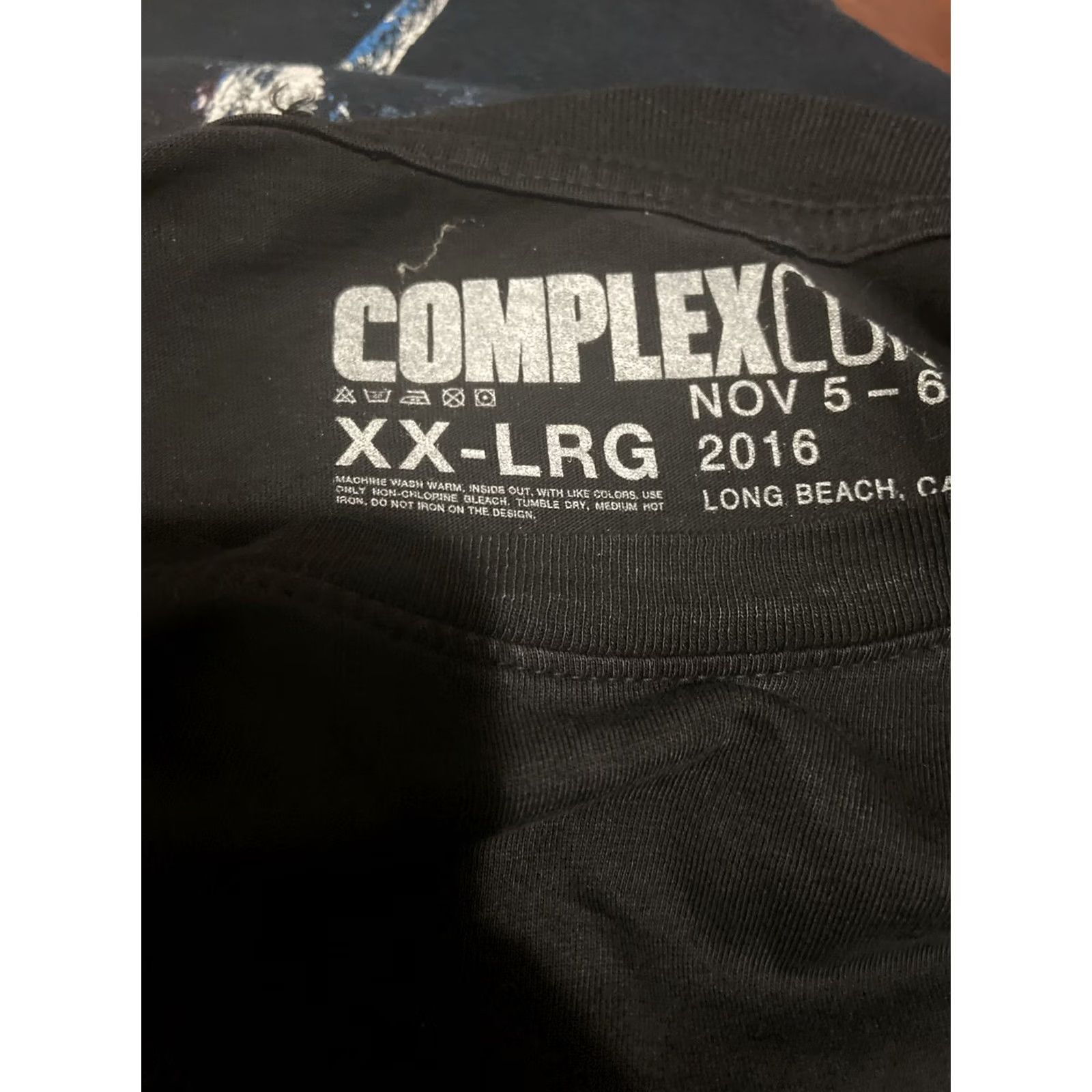 Vintage VINTAGE Complexcon Long Beach 2016 Graphic TShirt Long Sleeve XXL Black Men Crew Neck Beach Shirt Men XXL Size US XXL / EU 58 / 5 - 3 Thumbnail