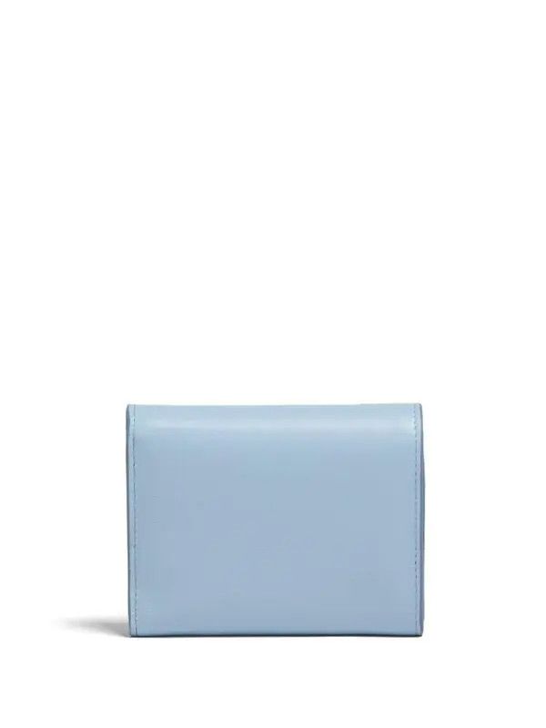 Marni o1f1d3z0525 Size: OS / Tri-Fold Leather Wallet in Blue Size ONE SIZE - 2 Thumbnail
