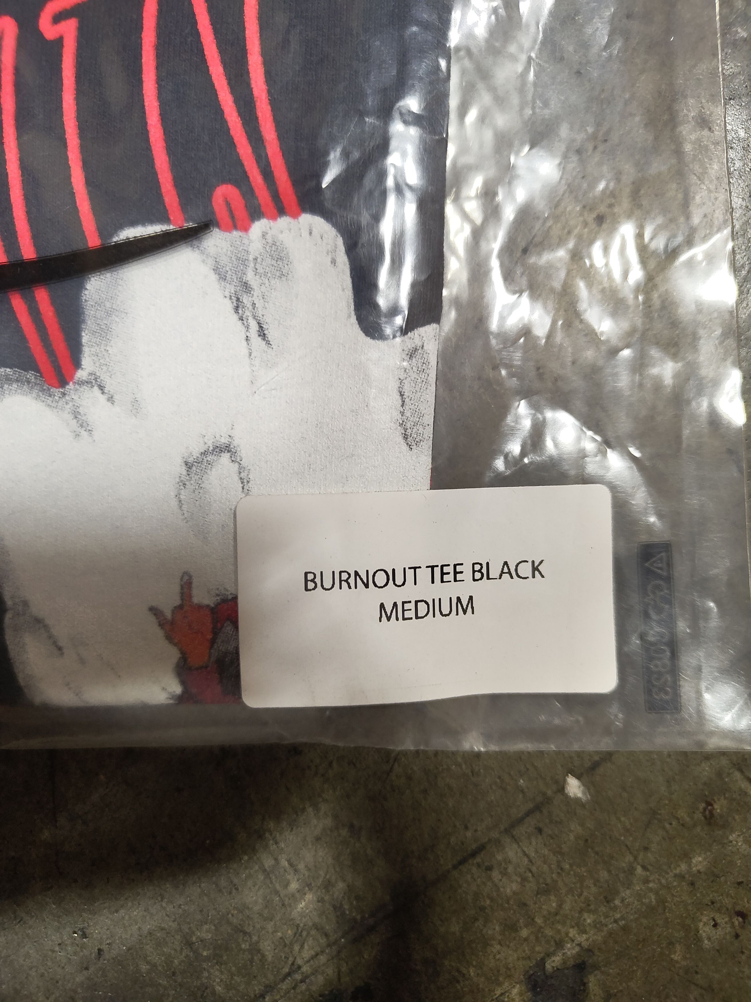 999 Club × Revenge Revenge Burnout Red/Black Tee Size US M / EU 48-50 / 2 - 3 Thumbnail