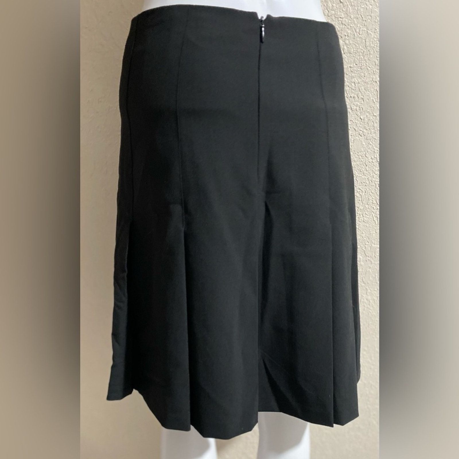 Other Antonio Melani | Basic Plain Business Work Pleated Skirt | 4 Size 27" / US 4 / IT 40 - 2 Thumbnail