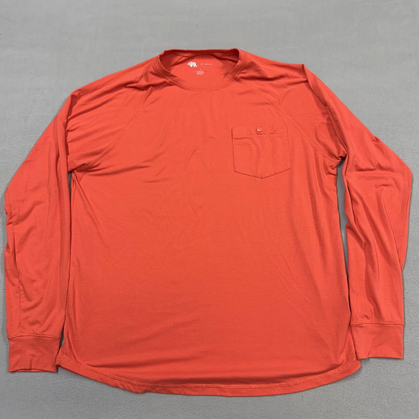 Vintage Onward Reserve Shirt Mens Large Orange Long Sleeve Performance Tee Top Size US L / EU 52-54 / 3 - 2 Thumbnail