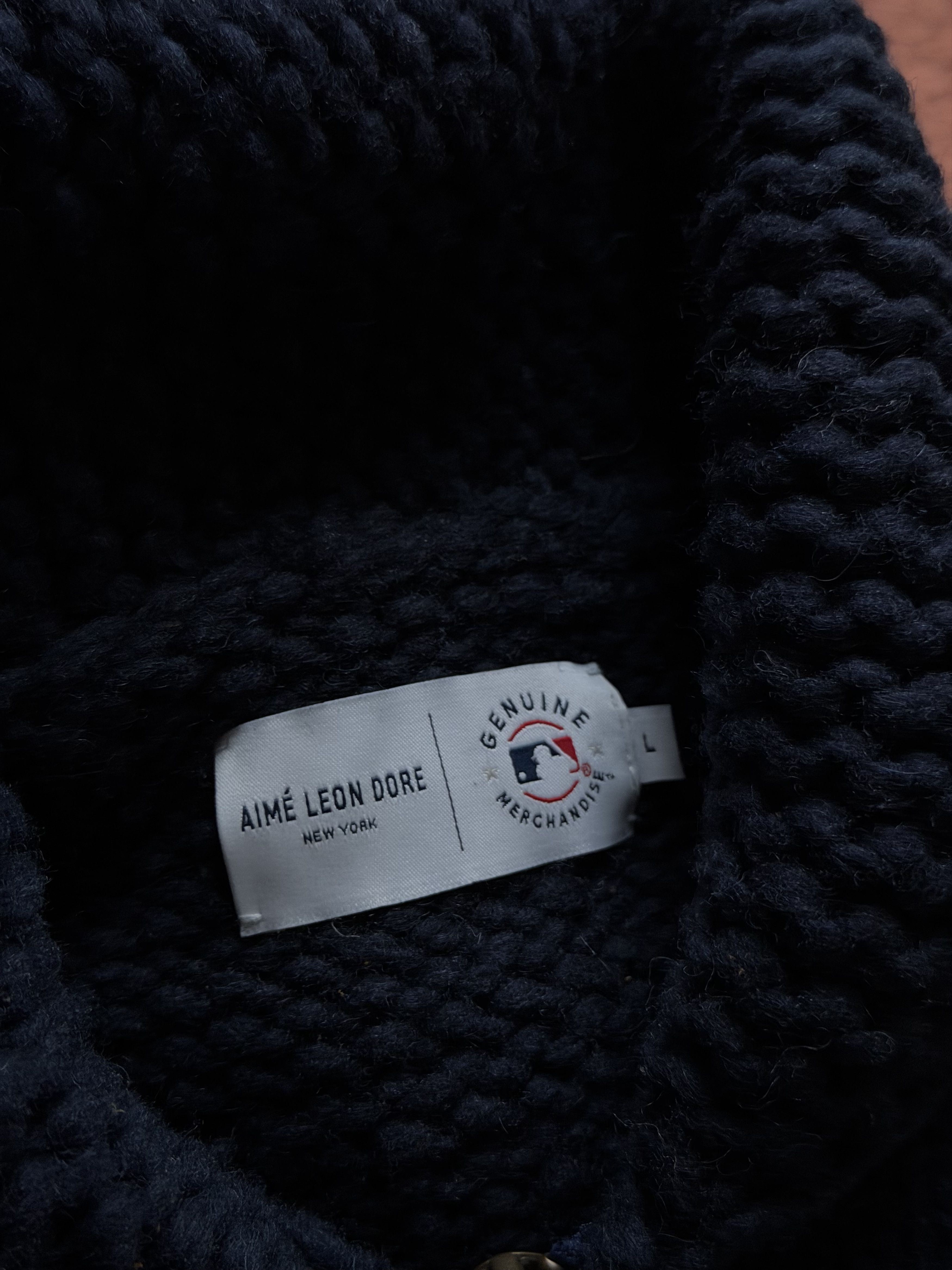 Aime Leon Dore Aime Leon Dore New York Yankees Hand Knit Sweater in Navy Size US L / EU 52-54 / 3 - 8 Thumbnail