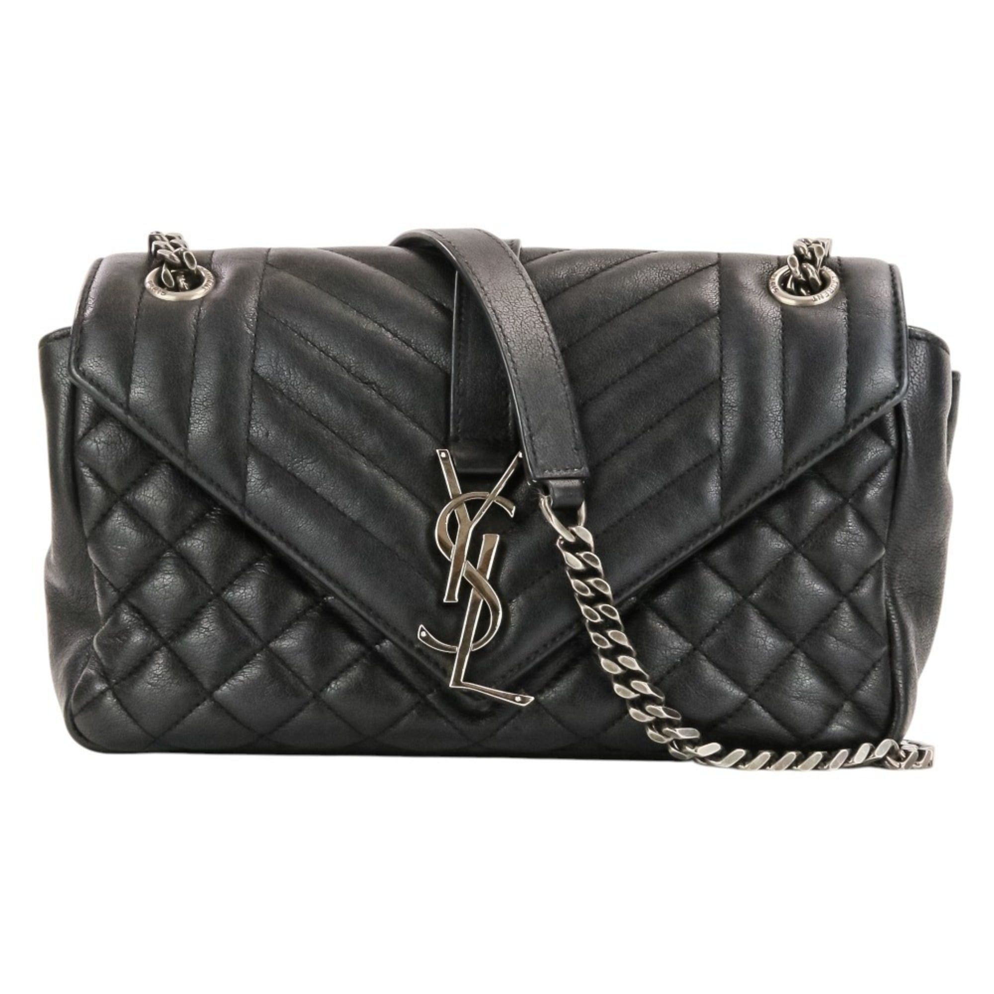 Yves Saint Laurent Yves Saint Laurent SAINT LAURENT PARIS Classic Small Satchel Leather Shoulder Bag 428125 Black Women's Size ONE SIZE - 1 Thumbnail