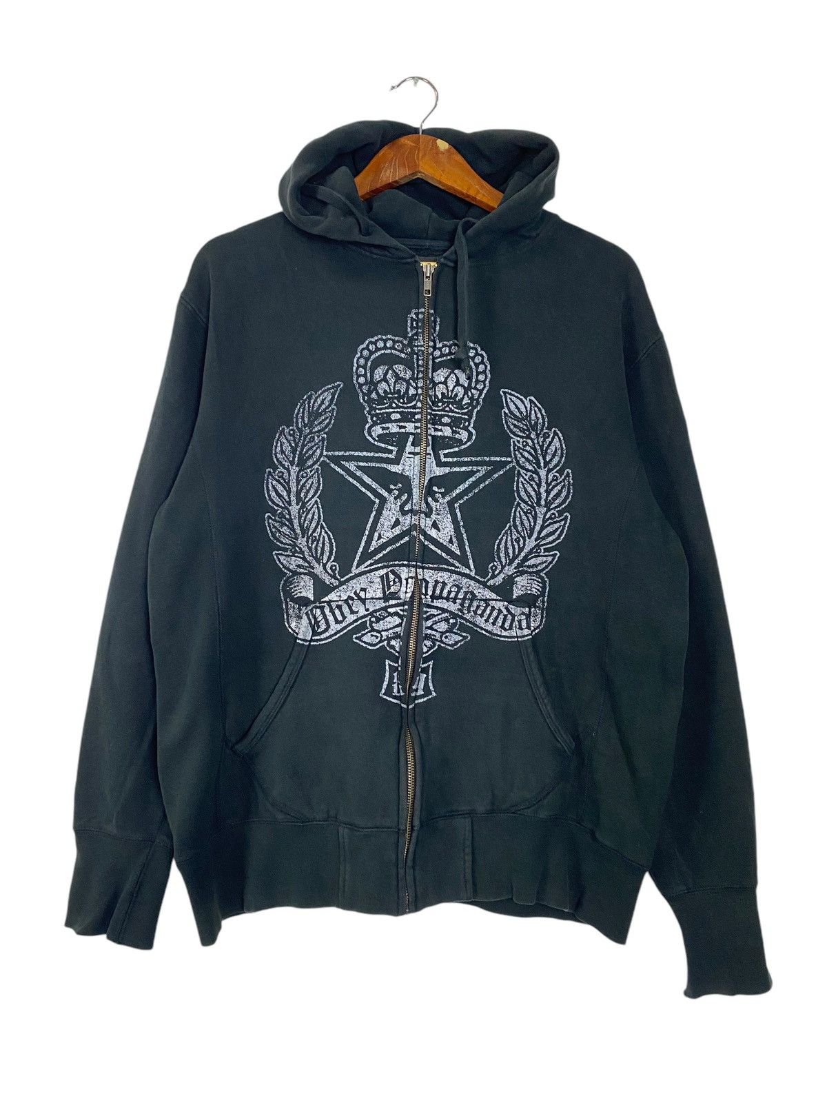 Obey × Vintage Vintage Obey streetwear hoodie Size US XL / EU 56 / 4 - 1 Thumbnail