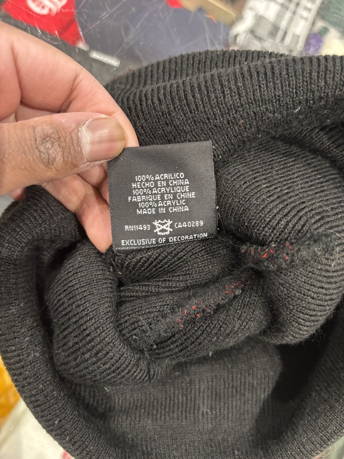 Other Toronto Raptors Beanie Black / Red Size ONE SIZE - 5 Thumbnail