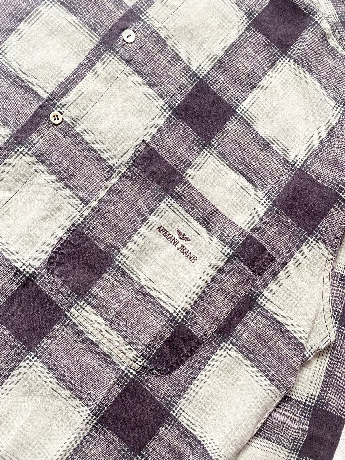 Armani Vintage Armani Jeans Veterano Button Shirt Size US M / EU 48-50 / 2 - 4 Thumbnail