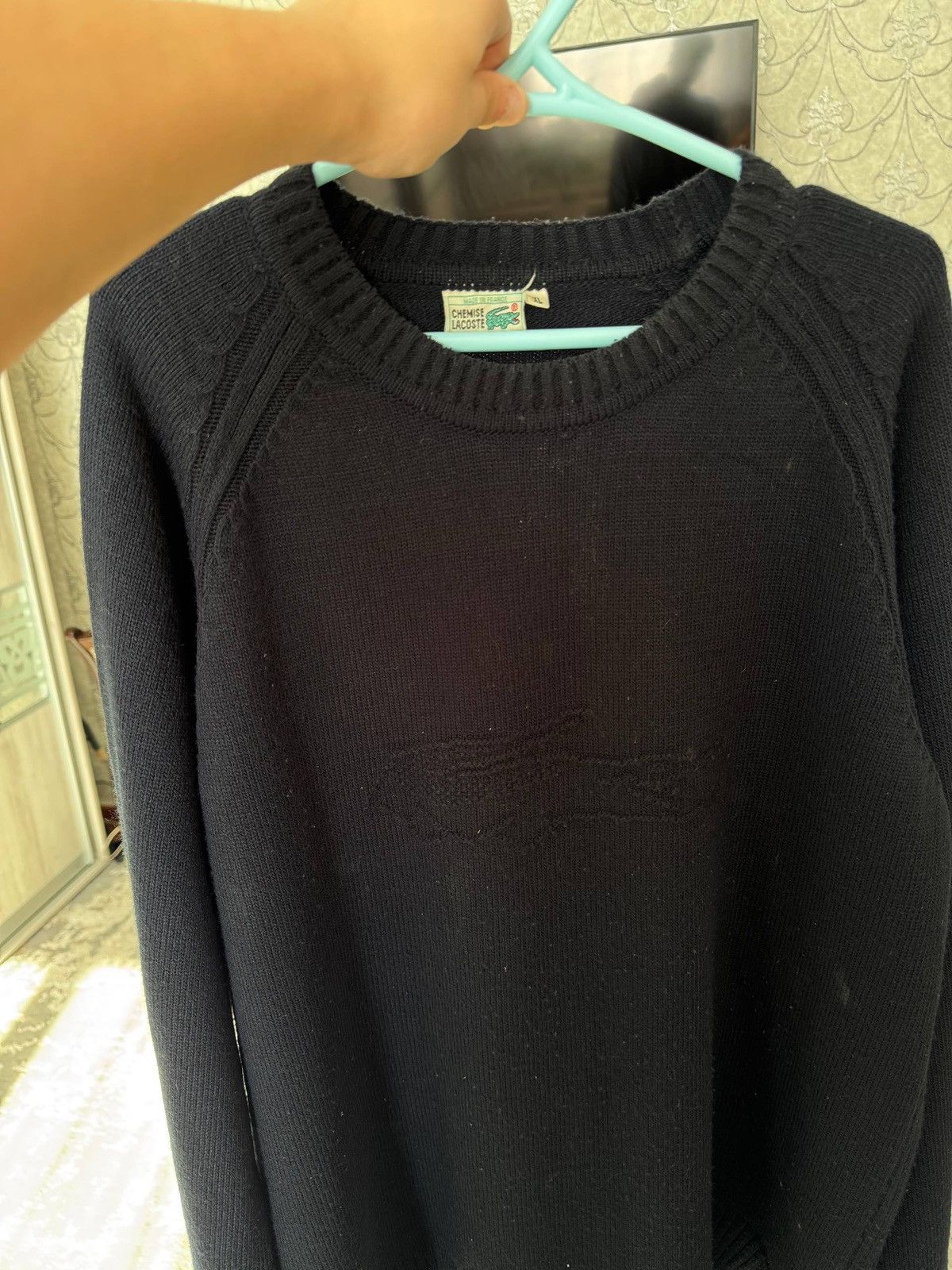 Lacoste Sweater Lacoste Vintage Big Logo Size US XL / EU 56 / 4 - 2 Thumbnail