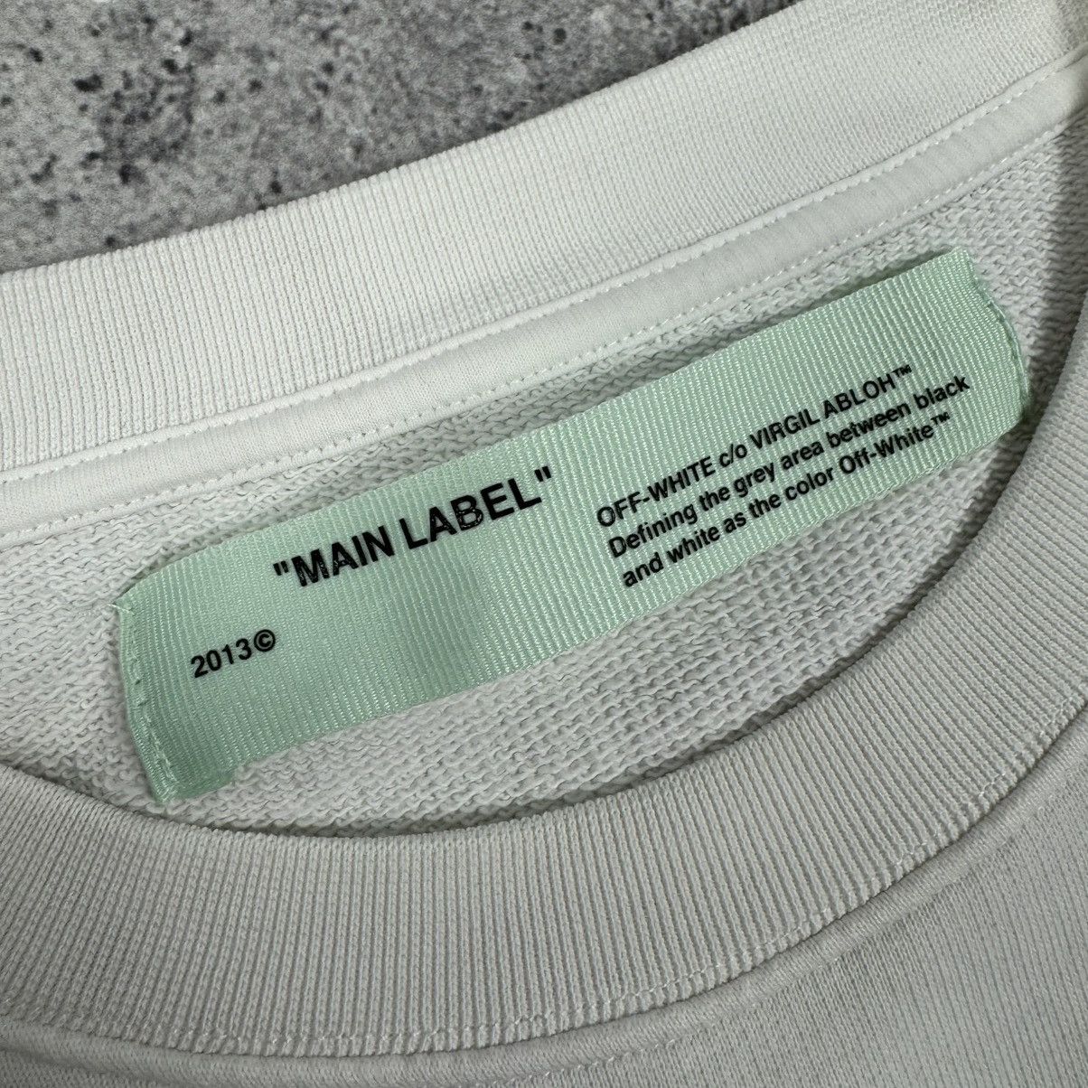 Off-White Off-White Floral Motif Crewneck Sweatshirt Size XS / US 0-2 / IT 36-38 - 11 Thumbnail