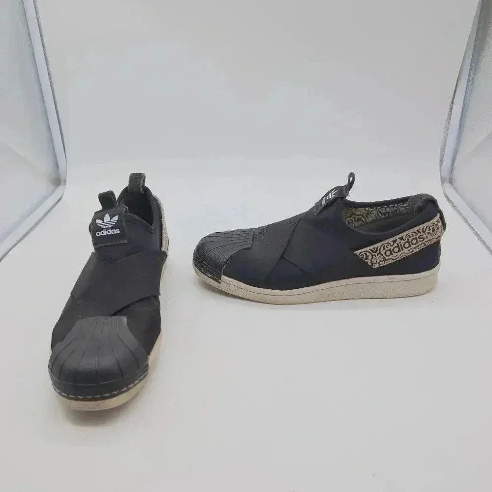 Adidas Adidas Superstar Slip On x Farm Company Black and White Size US 8.5 / IT 38.5 - 9 Thumbnail
