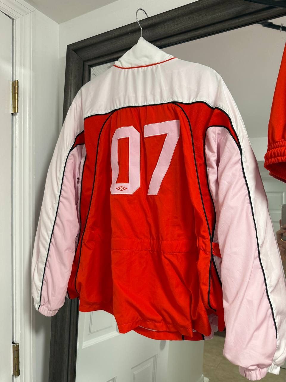 Umbro Stine Goya x Umbro Tracksuit 07 red/white pants jacket xs Size XS / US 0-2 / IT 36-38 - 7 Thumbnail