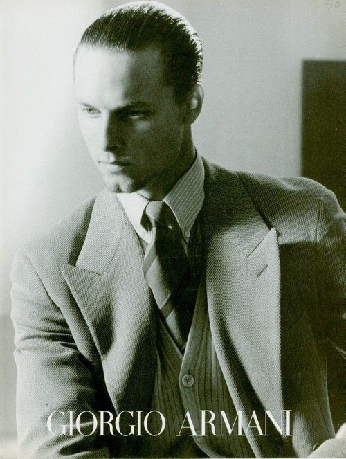 Giorgio Armani A/W 1998 GIORGIO ARMANI 3-BUTTON PEAK LAPEL WOOL SUIT/JACKET Size US M / EU 48-50 / 2 - 1 Thumbnail