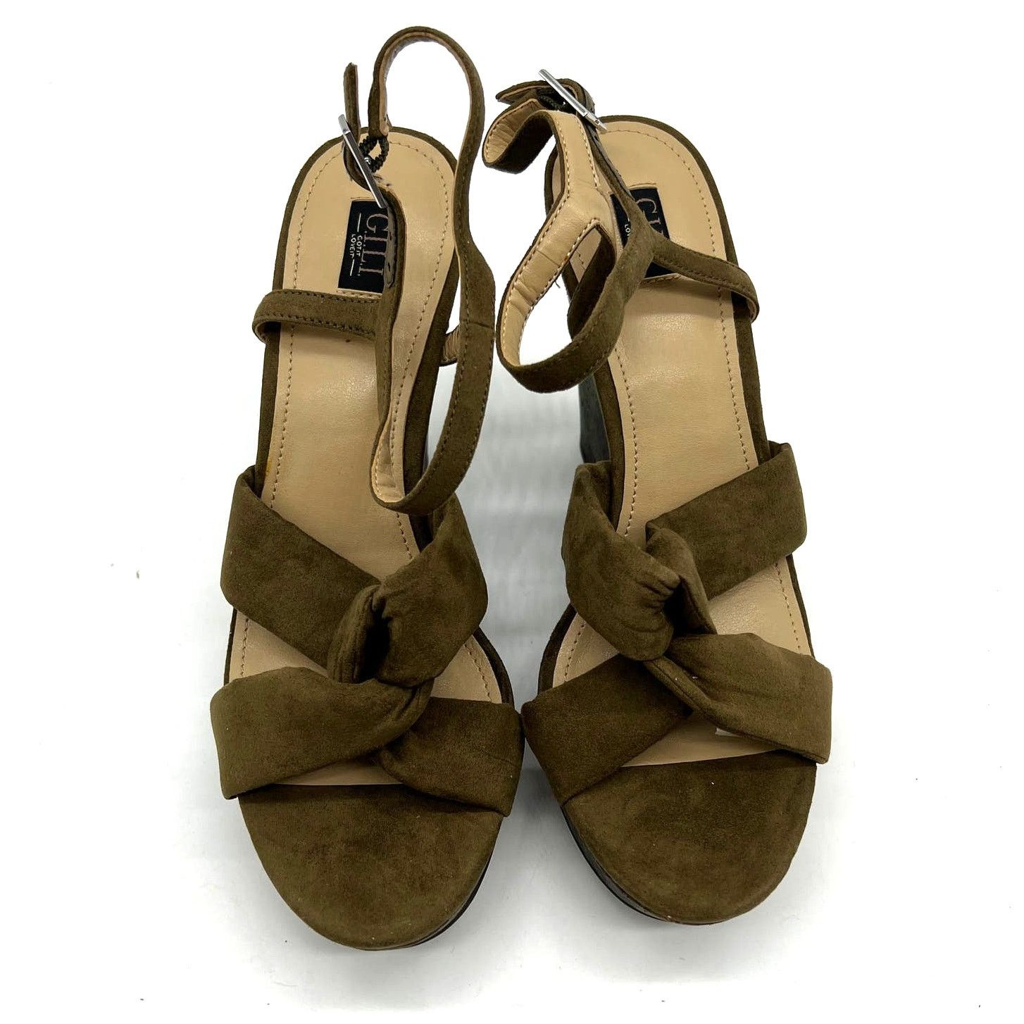 Other G.I.L.I. Women Shoes Size 7 M Knotted Front Wedge Size US 7 / IT 37 - 1 Thumbnail
