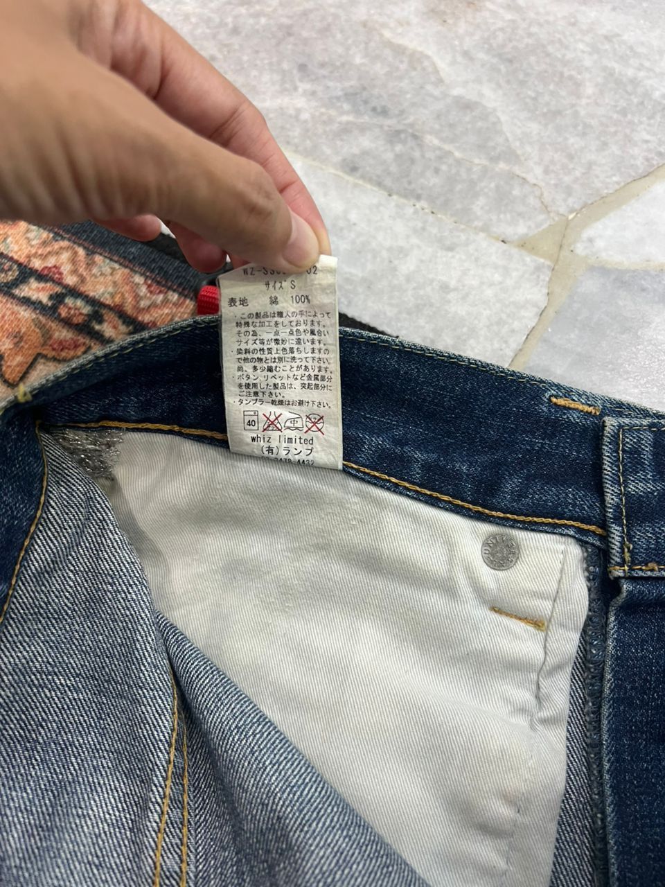 WHIZ LIMITED Vintage Whiz Limited Distressed Selvedge Denim Jeans Size US 34 / EU 50 - 11 Thumbnail