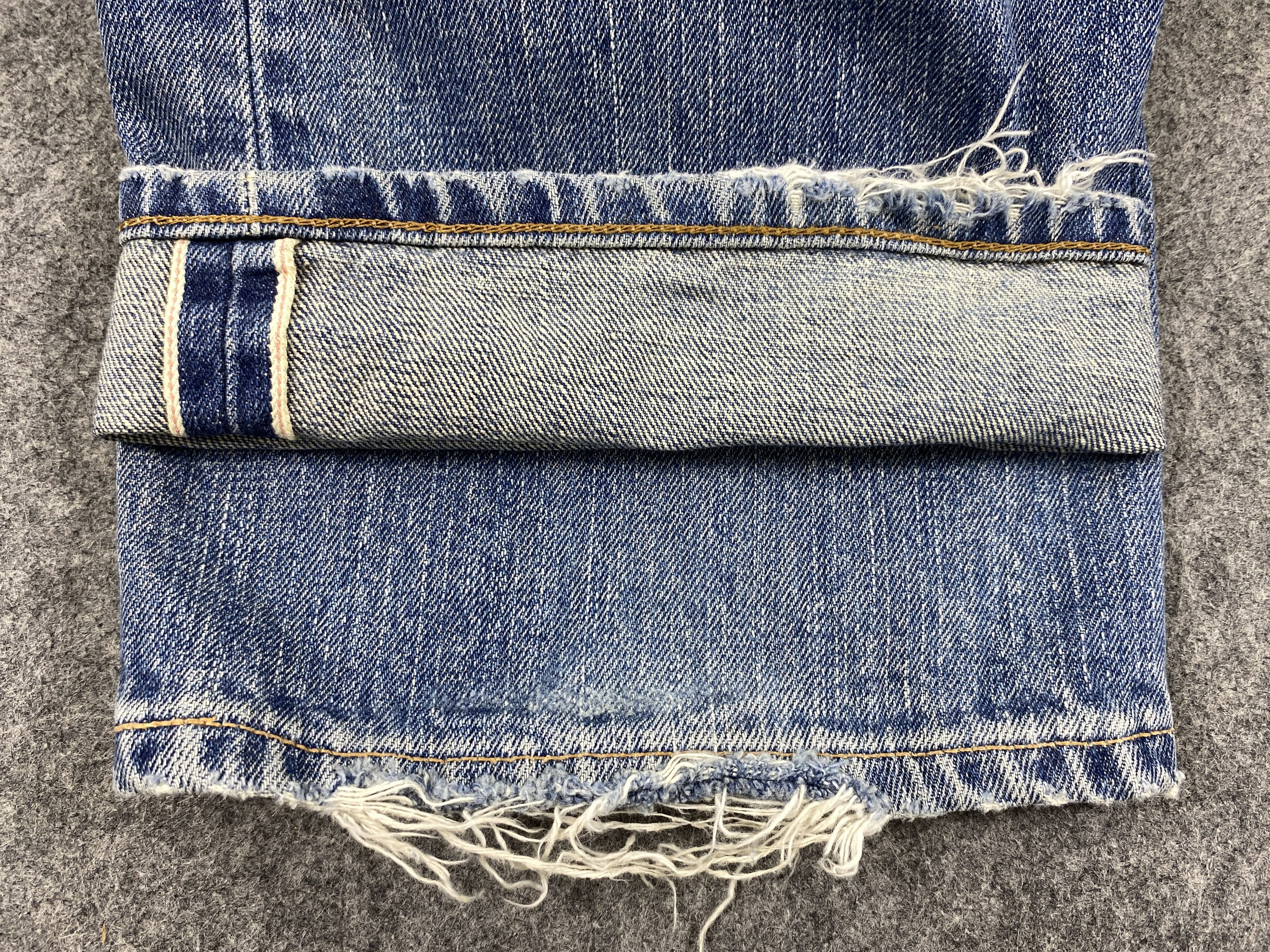 Edwin VINTAGE EDWIN 505 SELVEDGE DENIM JEANS 32x33.5-JN1321 Size US 32 / EU 48 - 10 Thumbnail