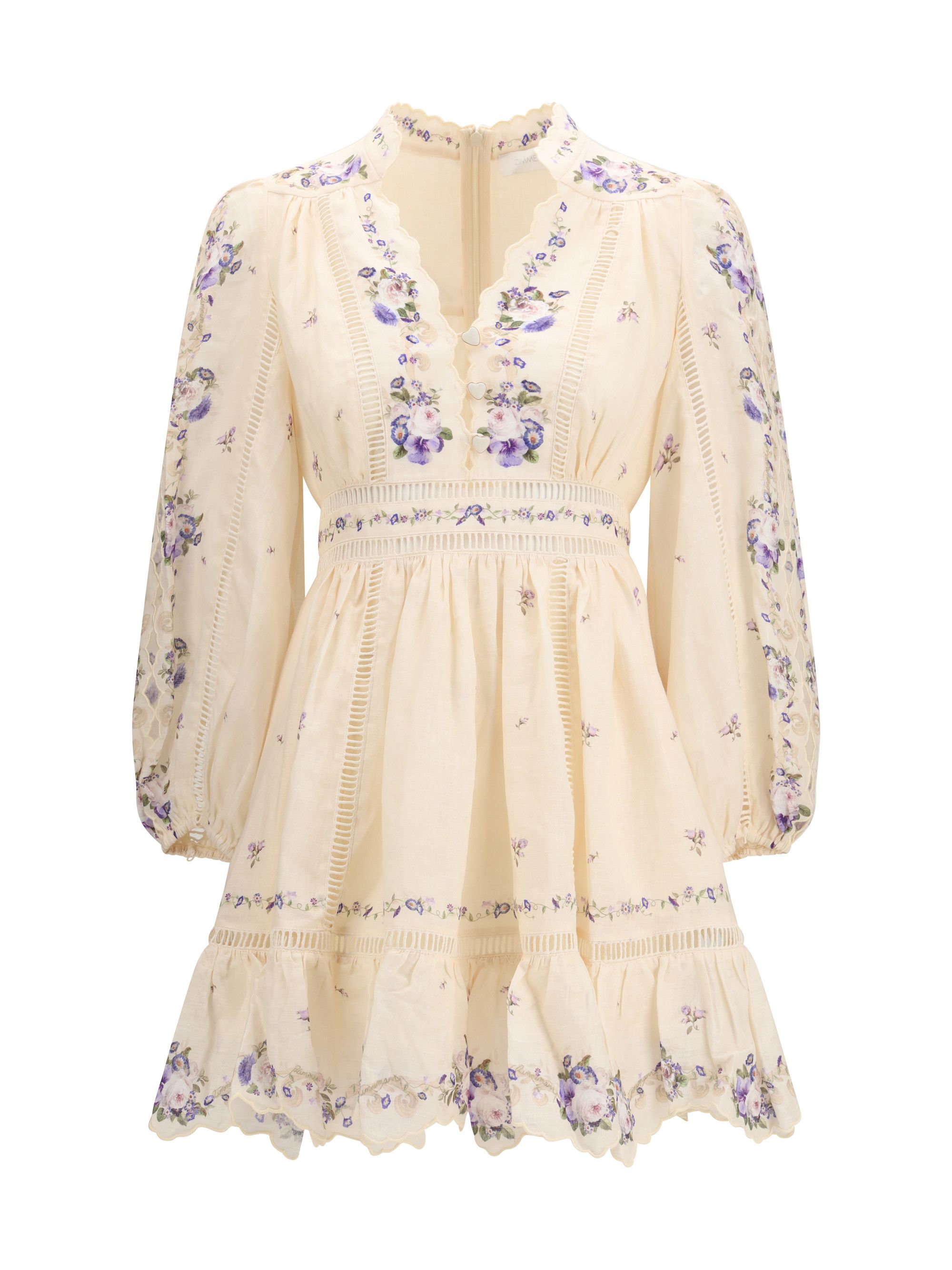Zimmermann Patience plunge Mini Dress Size M / US 6-8 / IT 42-44 - 1 Thumbnail