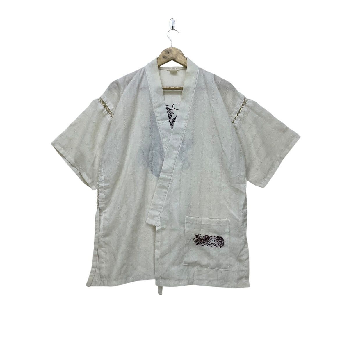 Other 💥Vintage 90s Kimono Dragon Embroidered Logo Stich Size US M / EU 48-50 / 2 - 2 Thumbnail