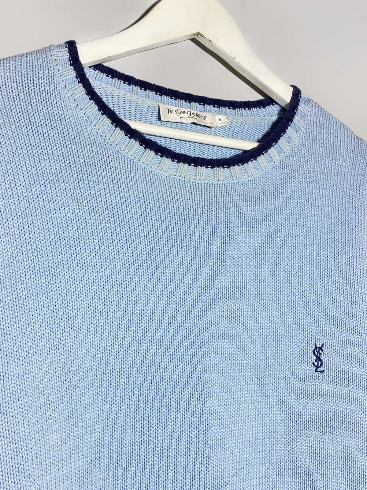 Yves Saint Laurent YSL Yves Saint Laurent Vintage Knit Sweater Size US XL / EU 56 / 4 - 4 Thumbnail