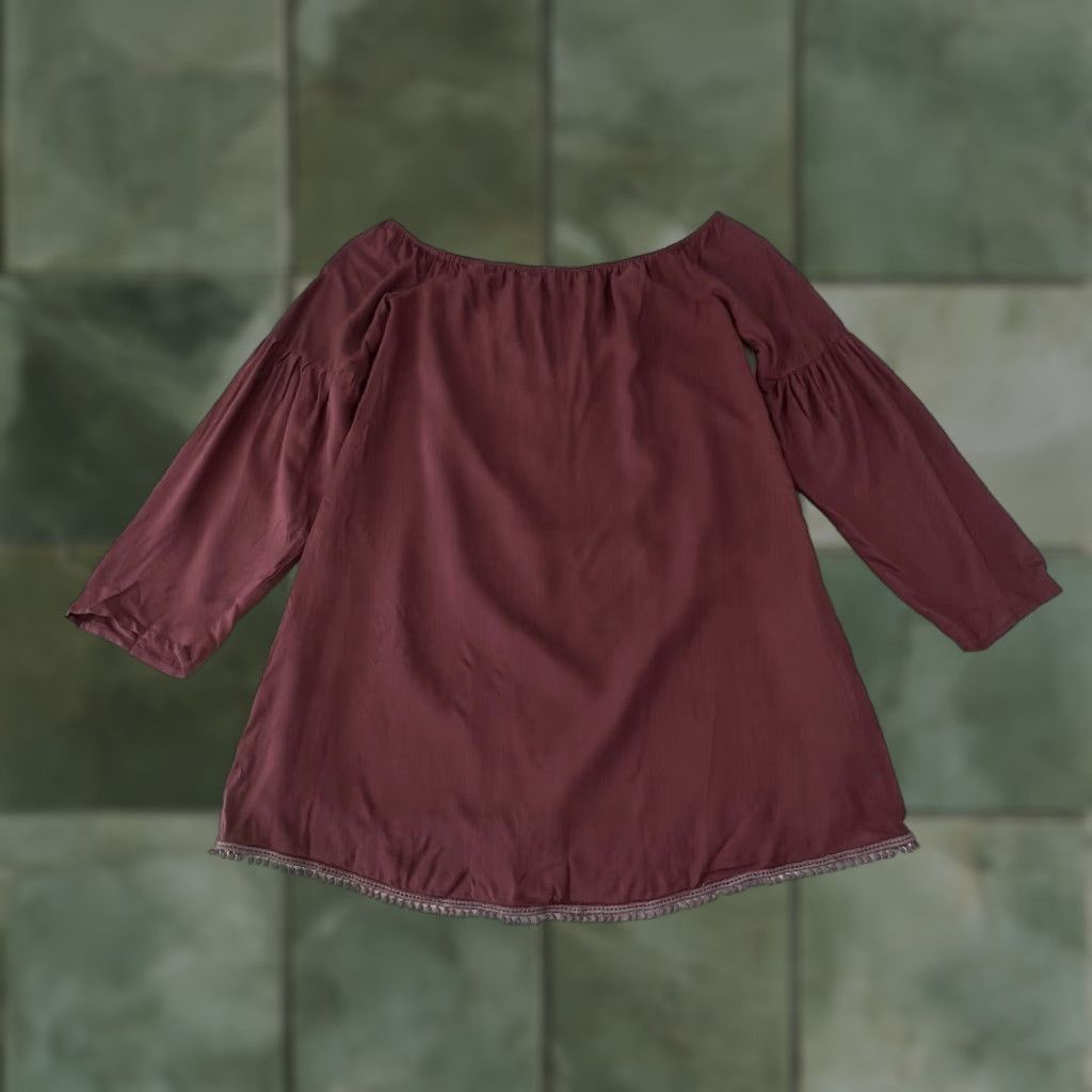 Vintage Tobi Womens Top XS Rose Pink Blouse Tunic Size XS / US 0-2 / IT 36-38 - 1 Thumbnail