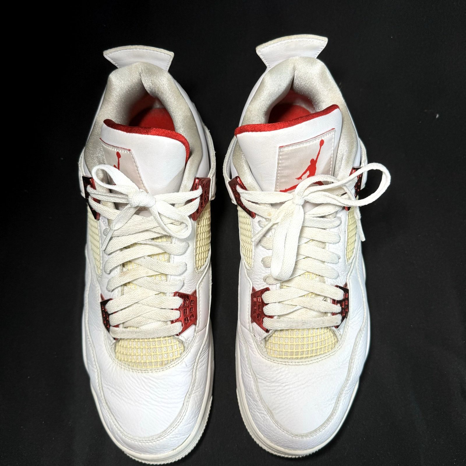 Jordan Brand × Nike Size 13- Nike Air Jordan 4 Retro Red Metallic Men's Shoes Size US 13 / EU 46 - 4 Thumbnail
