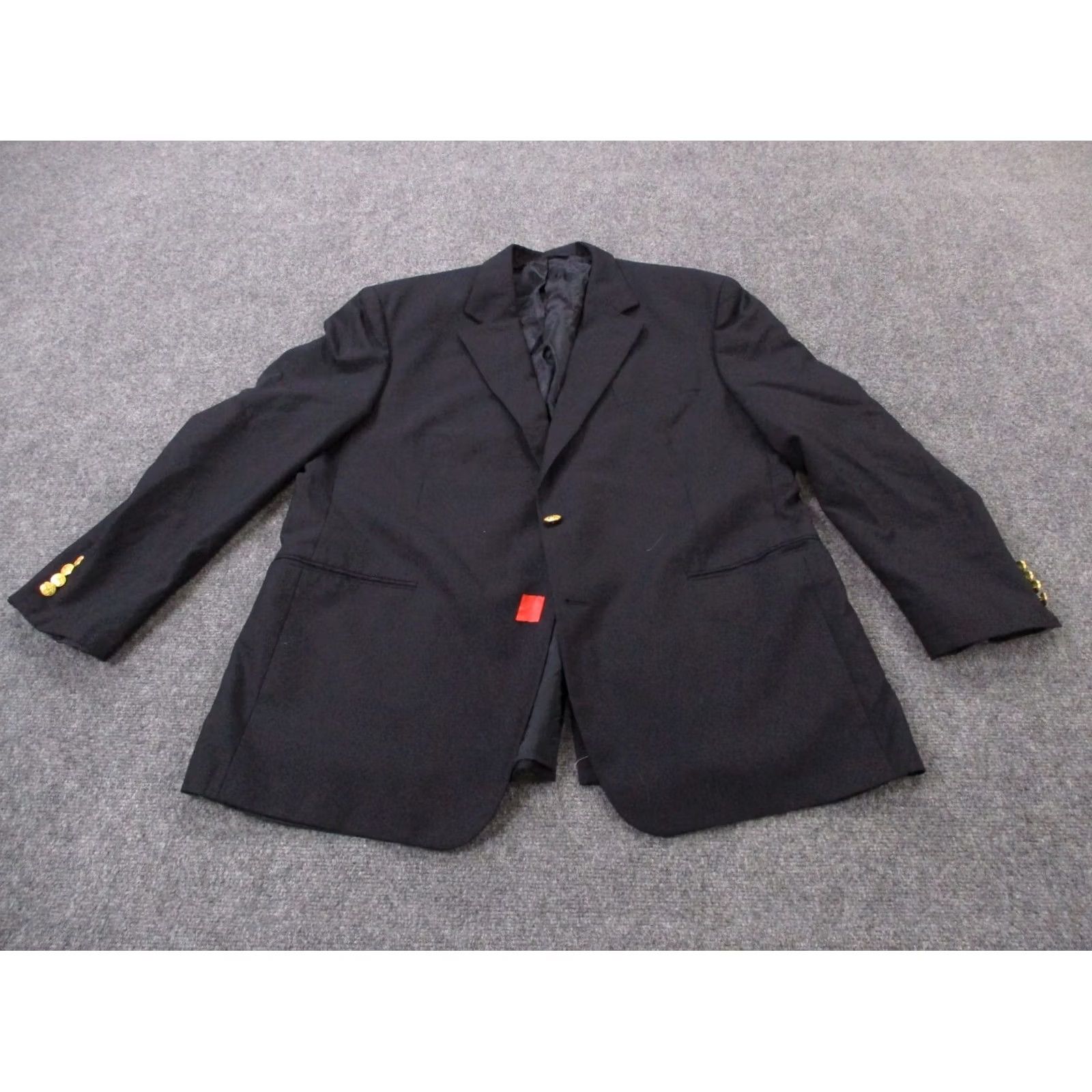 Brooks Brothers Brooks Brothers Blazer Jacket Mens 46R Black Wool Brooksease Sports Coat Size 46R - 2 Thumbnail