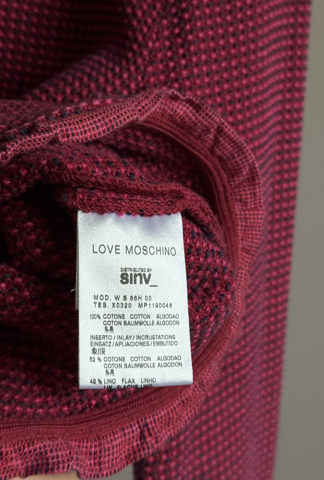 Moschino Love Moschino Pink Knit Cardigan Blazer Sweater Size XL / US 12-14 / IT 48-50 - 8 Thumbnail