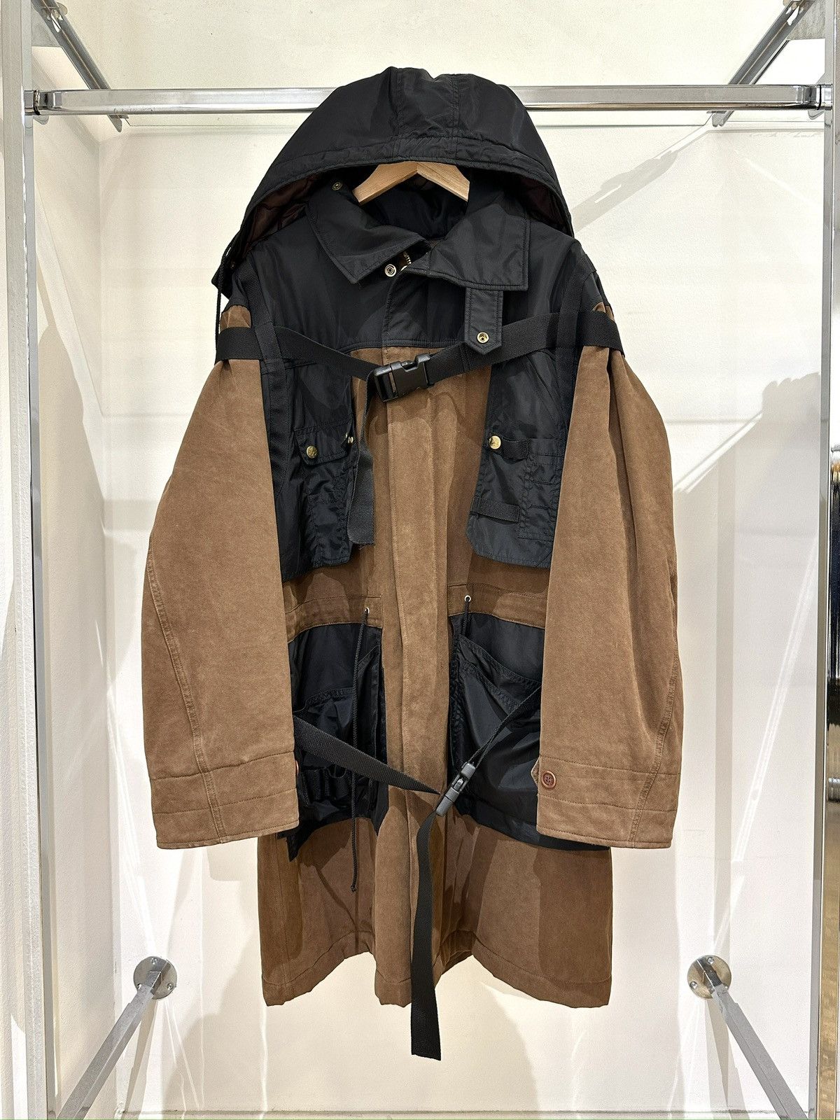 Rare size AW2003 Jean Paul Gaultier bondage parachute parka