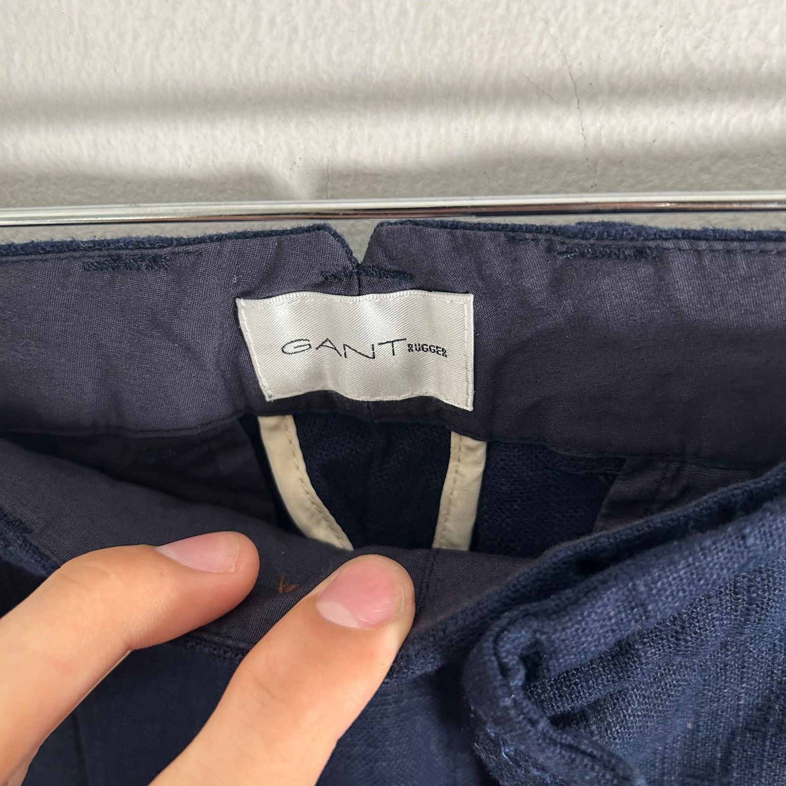 Gant Gant Rugger Navy Linen Shorts Size 32 Size US 32 / EU 48 - 7 Thumbnail