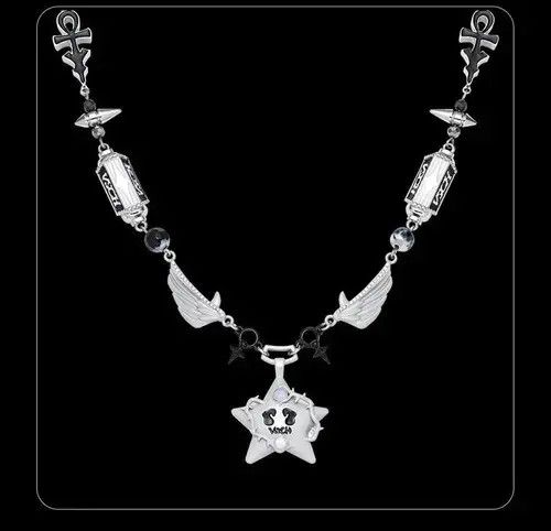 Jewelry Wings Stitching Star Necklace Size ONE SIZE - 3 Thumbnail