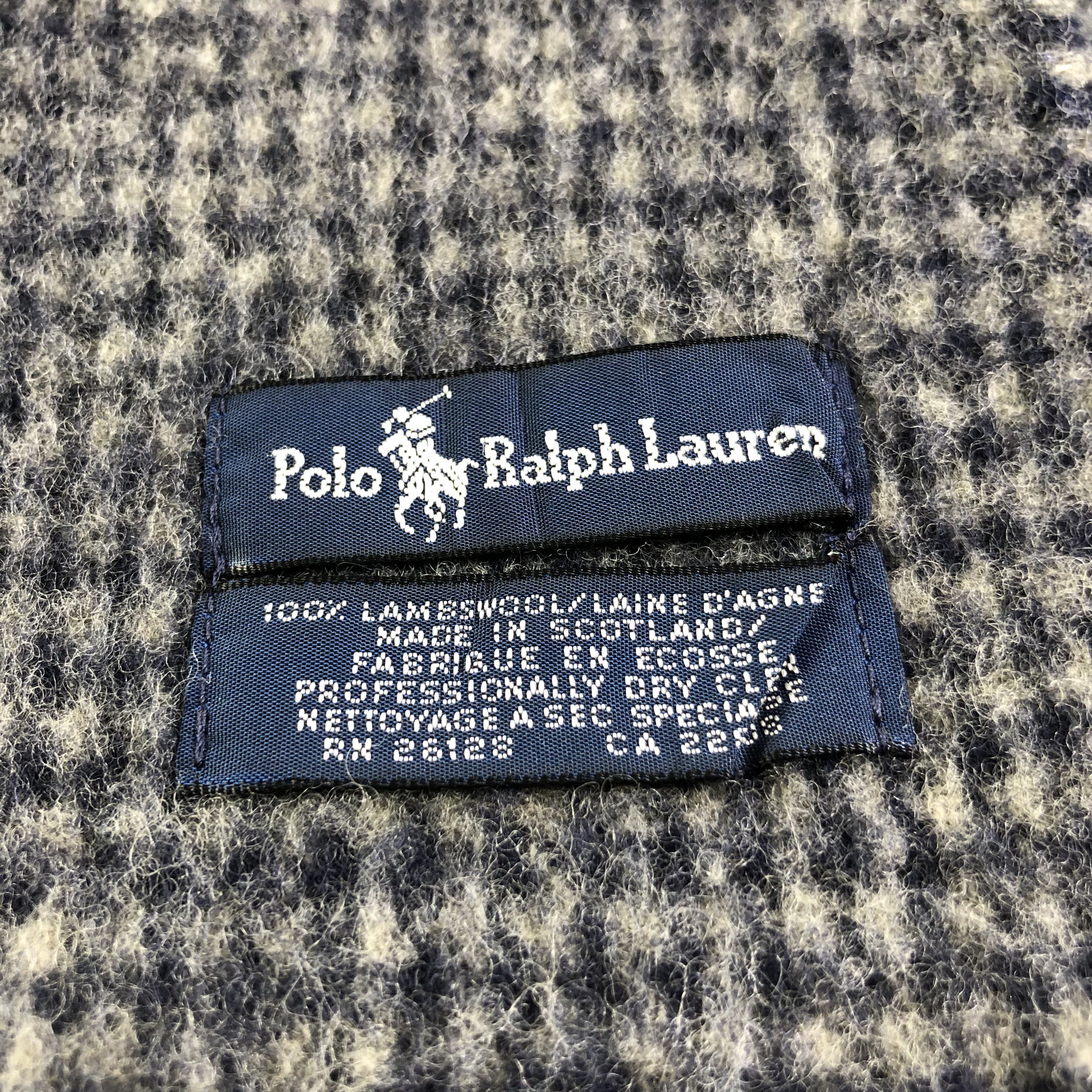 Polo Ralph Lauren Polo Ralph Lauren Wool Scarf Muffler V1841 Size ONE SIZE - 6 Thumbnail
