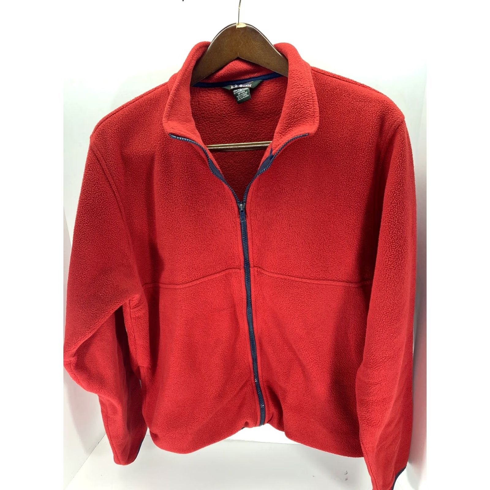 Vintage VINTAGE LL BEAN Full Zip Sweater Jacket Mens Size M Red Size US M / EU 48-50 / 2 - 2 Thumbnail