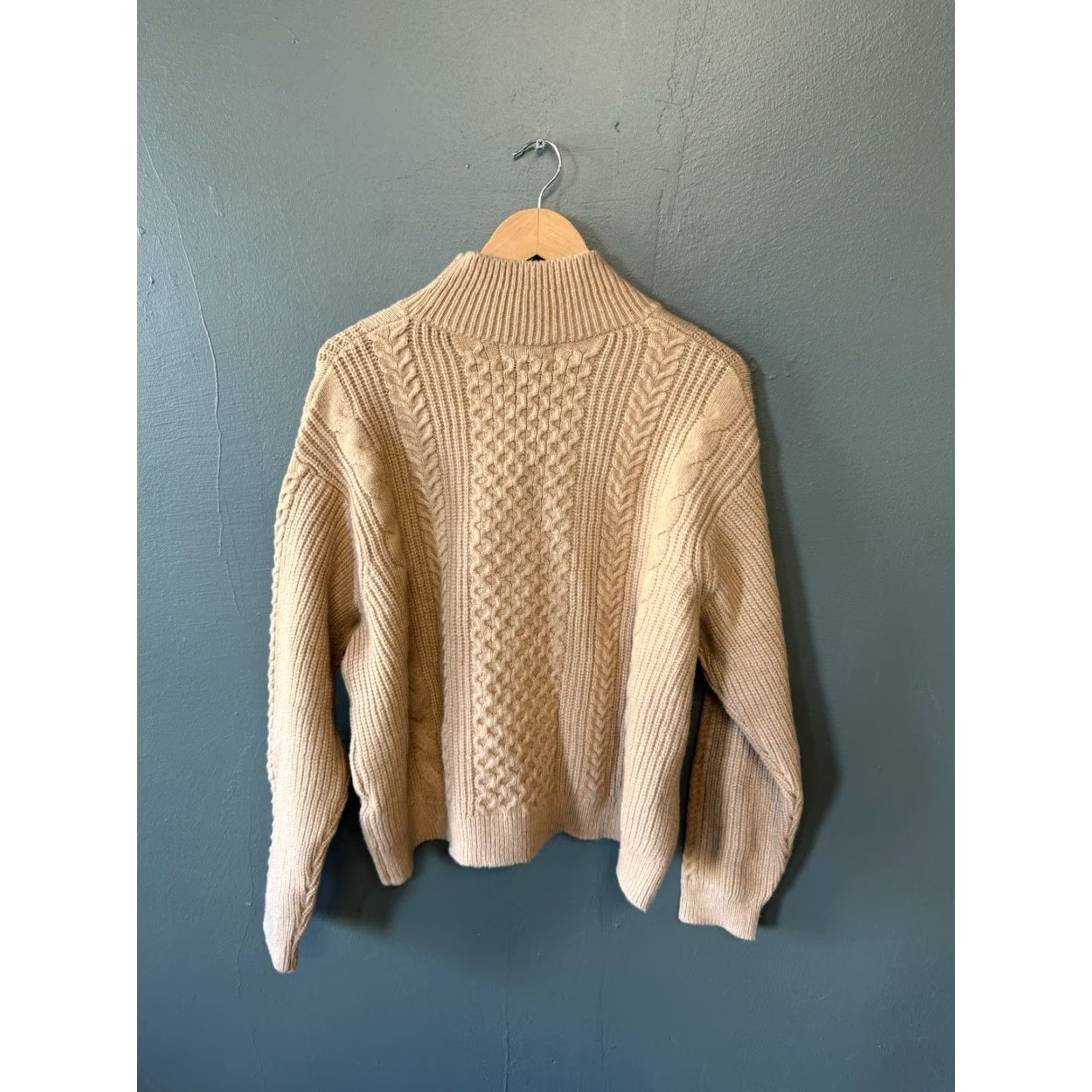 Banana Republic Banana Republic Womens Brown Long Sleeve Mock Neck Knit Sweatshirt XL NWT Size XL / US 12-14 / IT 48-50 - 2 Thumbnail