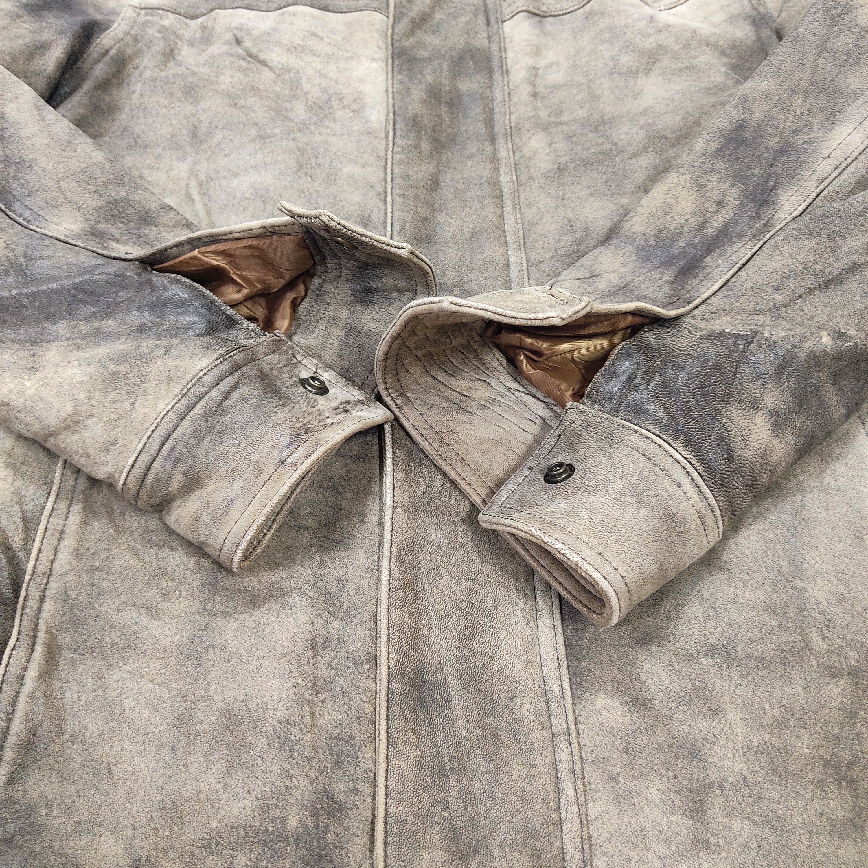 Genuine Leather WIND ARMOR Raccoon Fur Sheepskin Leather Jacket Size US M / EU 48-50 / 2 - 12 Thumbnail