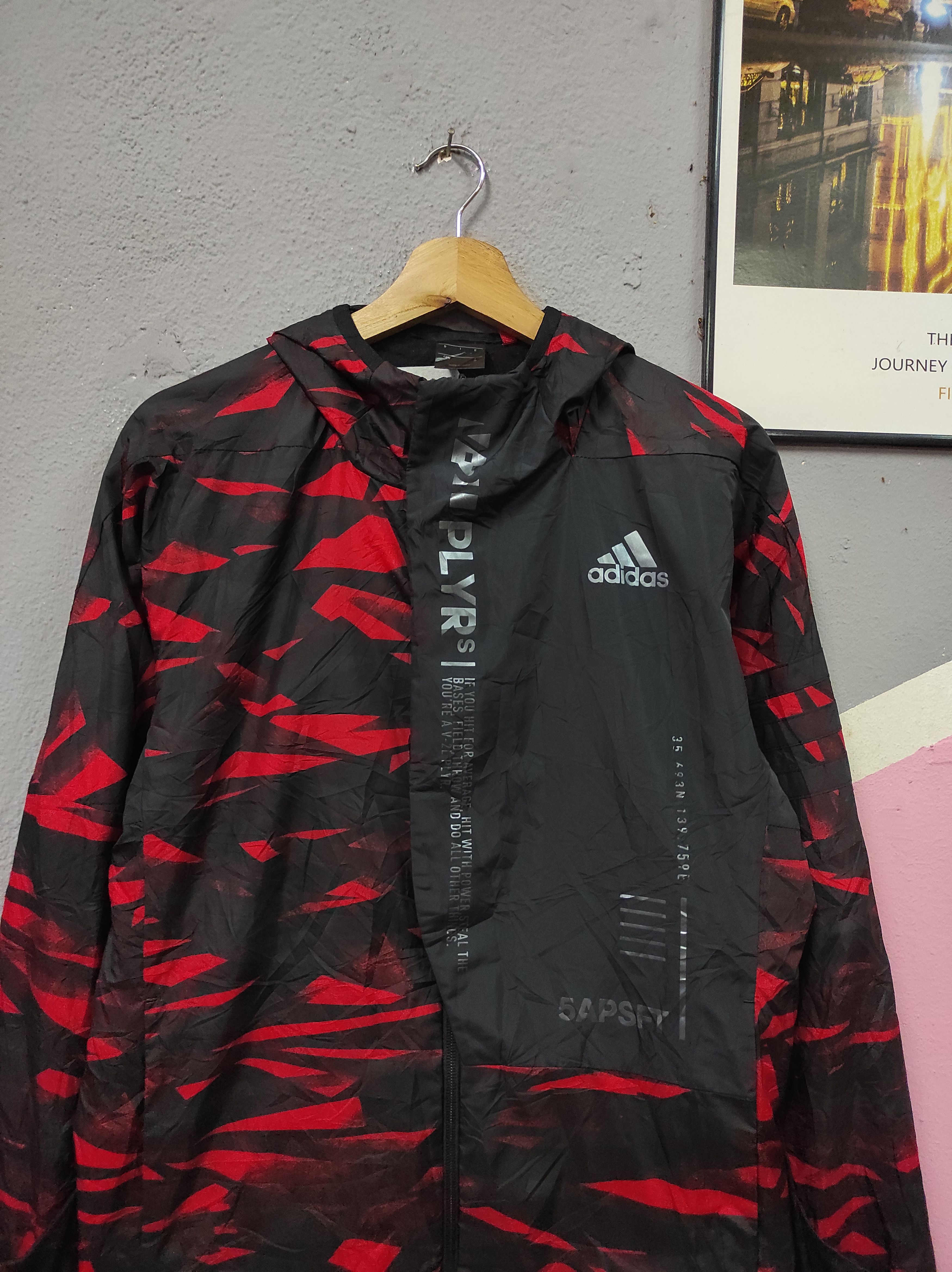 Adidas ADIDAS 5APSFT THREE STRIPES CAMOUFLAGE LIGHT JACKET HOODED Size US M / EU 48-50 / 2 - 2 Thumbnail