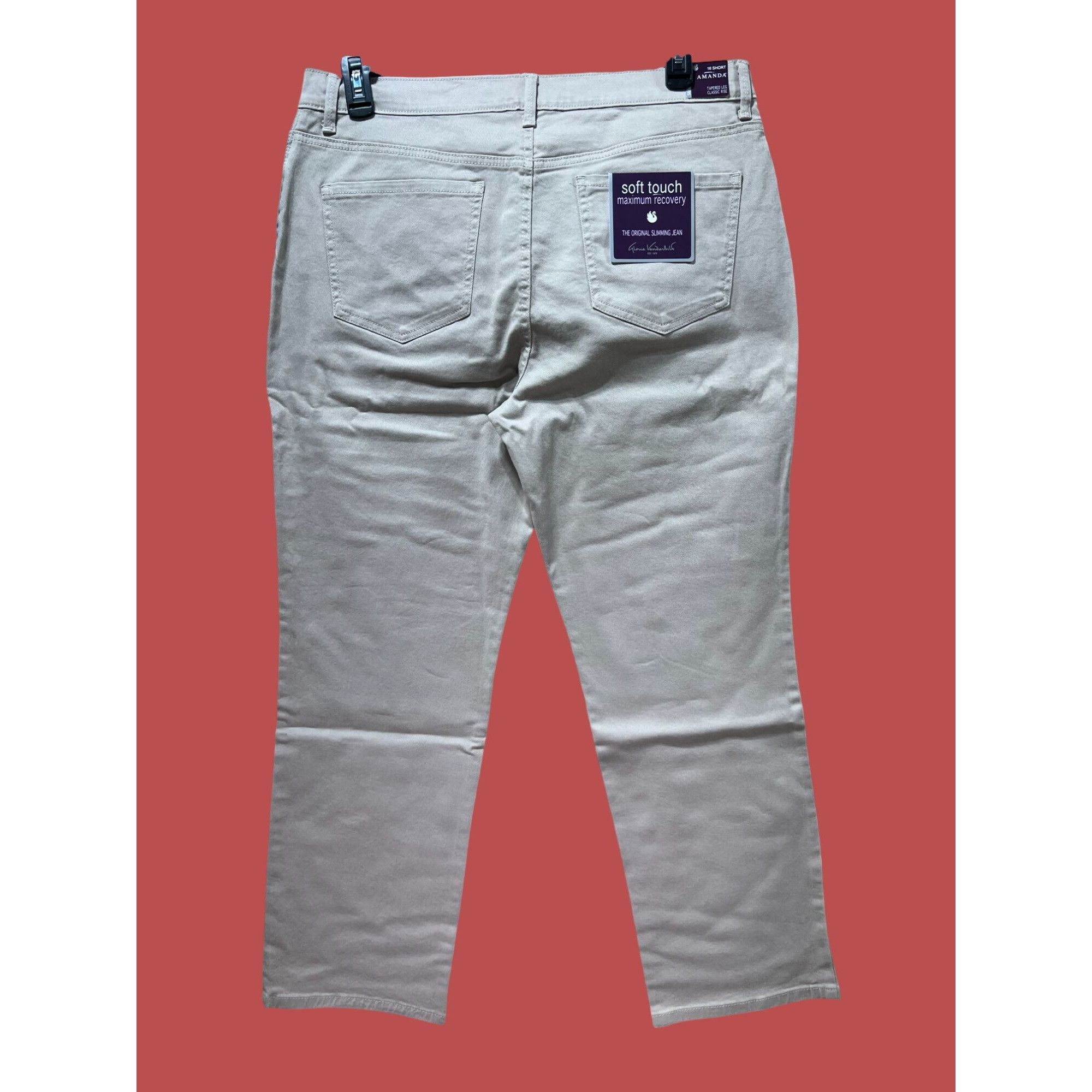 Gloria Vanderbilt Gloria Vanderbilt - Women's Classic High Waist Short Jean - Size 38" / US 16 / IT 52 - 2 Thumbnail