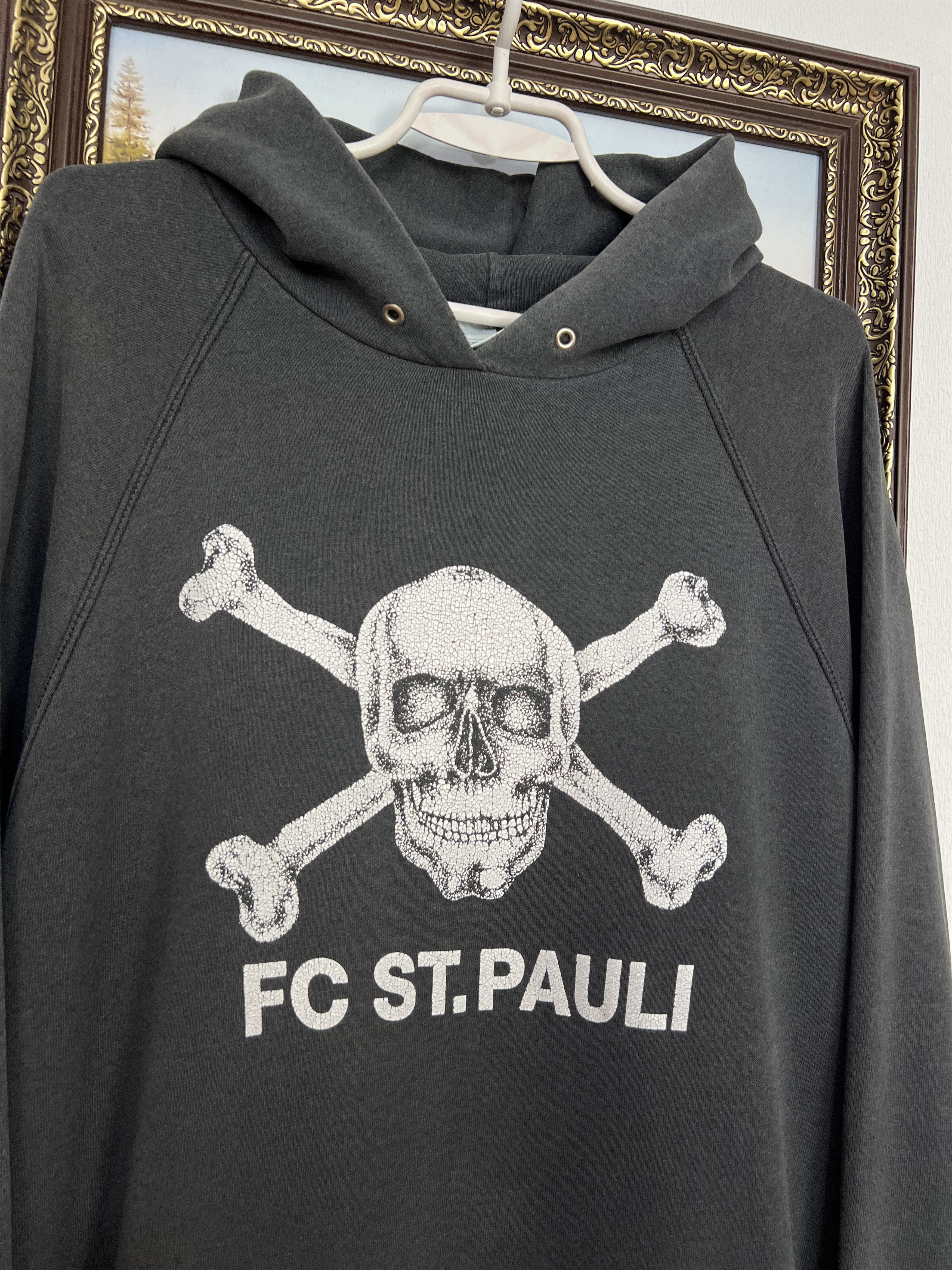Vintage St Pauli Skull Jacket Football Hooded Track Top Soccer Size US XXL / EU 58 / 5 - 3 Thumbnail