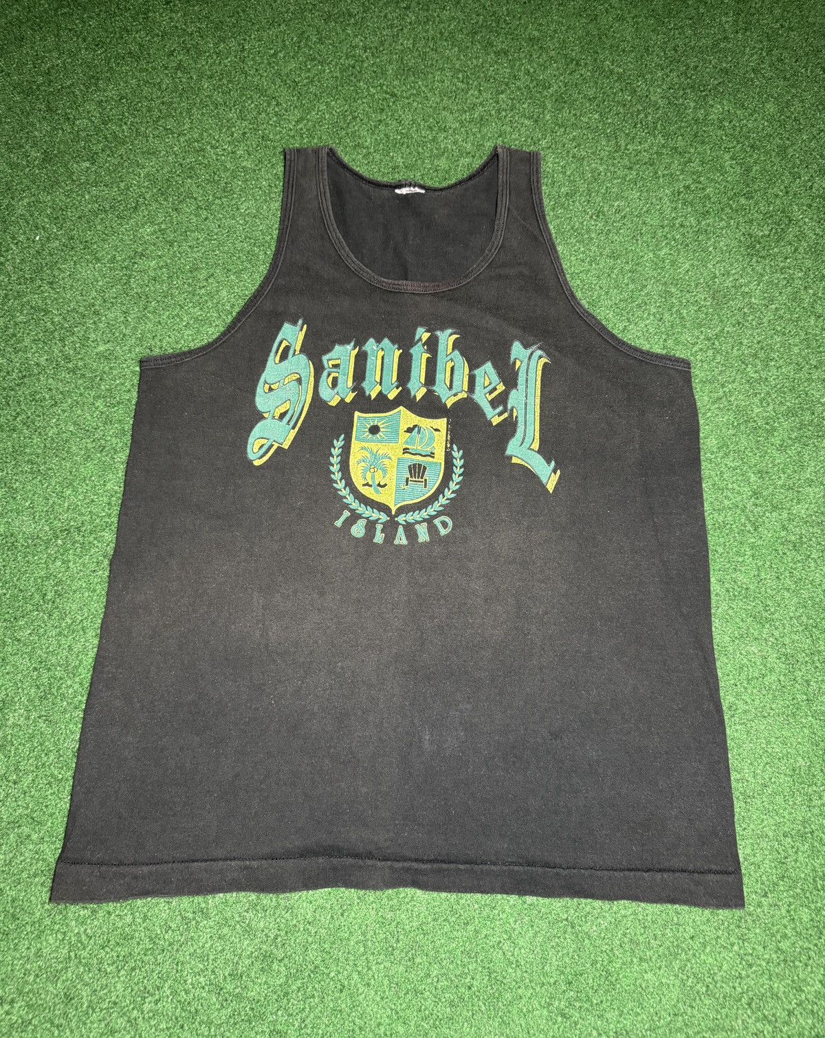 Vintage Vintage 90s Sanibel Island Florida Lee County Tank Top Size US L / EU 52-54 / 3 - 1 Thumbnail
