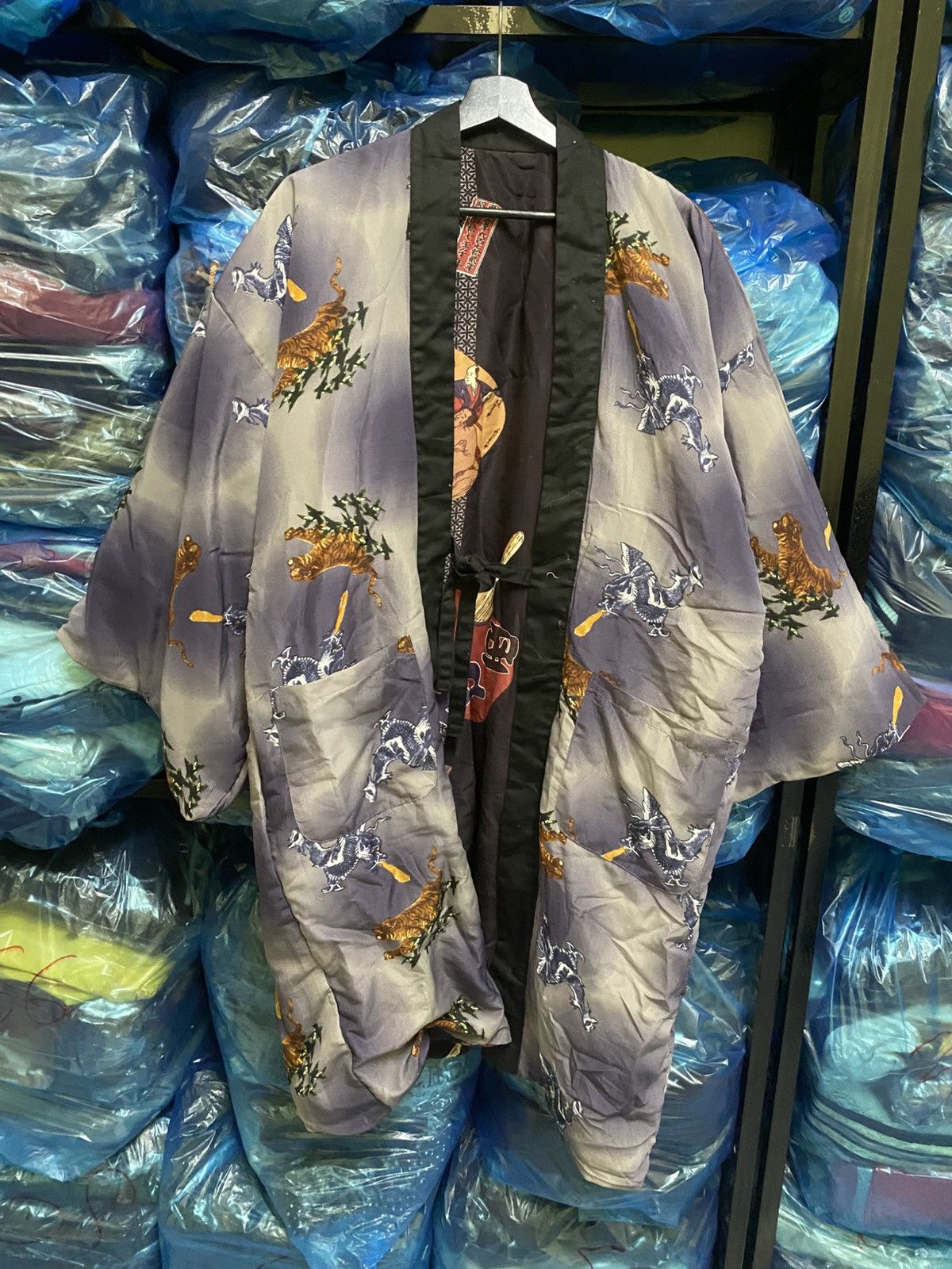 Japanese Brand Japanese Reversible Haori JacketTiger & Festival Print Size US M / EU 48-50 / 2 - 1 Thumbnail