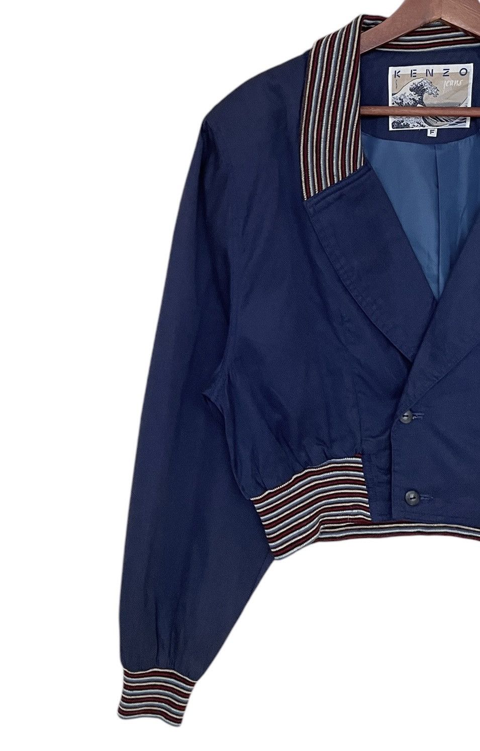 Kenzo × Vintage Vintage Brand Kenzo Crop Coat Jacket 1990s Size US M / EU 48-50 / 2 - 3 Thumbnail