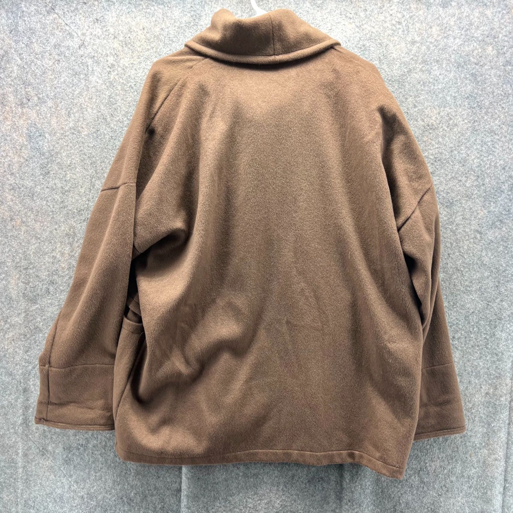 Vintage VINTAGE Maralyce Ferree Coat Womens Medium Brown Wool Blend Button Front Jacket Winter Coat Size M / US 6-8 / IT 42-44 - 2 Thumbnail