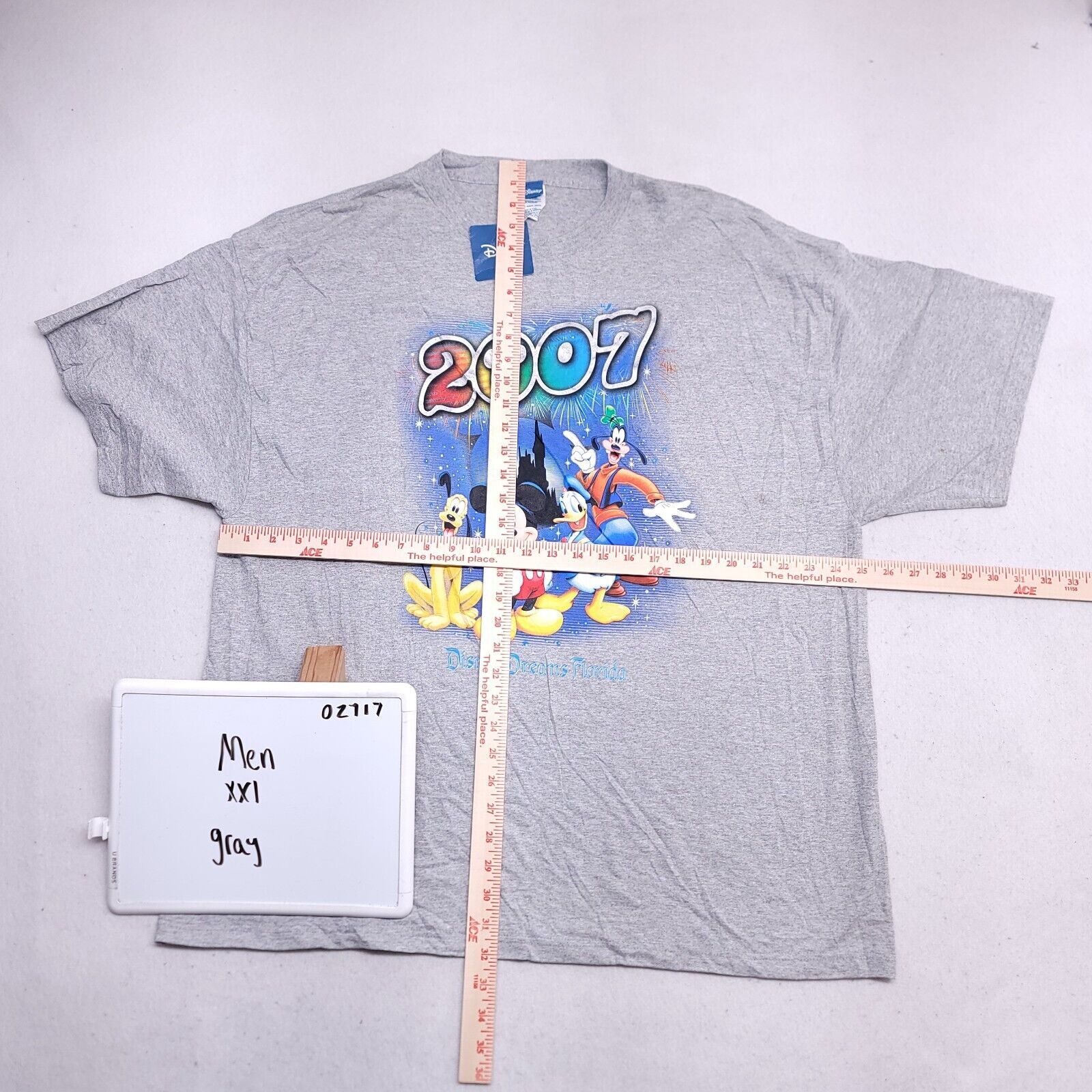 Disney Disney World 2007 Casual Graphic Pullover Shirt Men Size 2XL Size US XXL / EU 58 / 5 - 8 Thumbnail