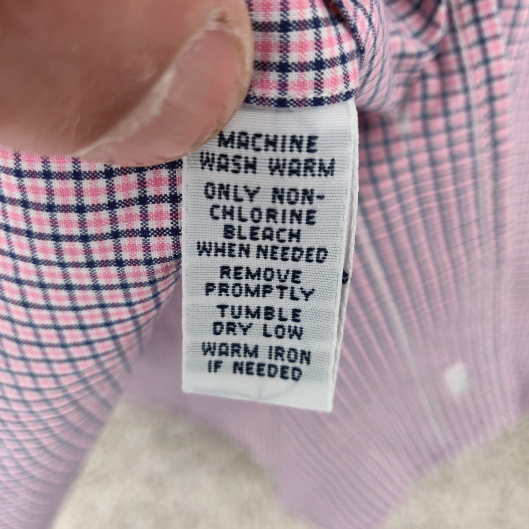 Polo Ralph Lauren VINTAGE Polo Ralph Lauren Shirt Regnt Classic Fit Mens 15.5 Pink Check Regent Classic Long Sleeve Button-Up Shirt Size US L / EU 52-54 / 3 - 7 Thumbnail