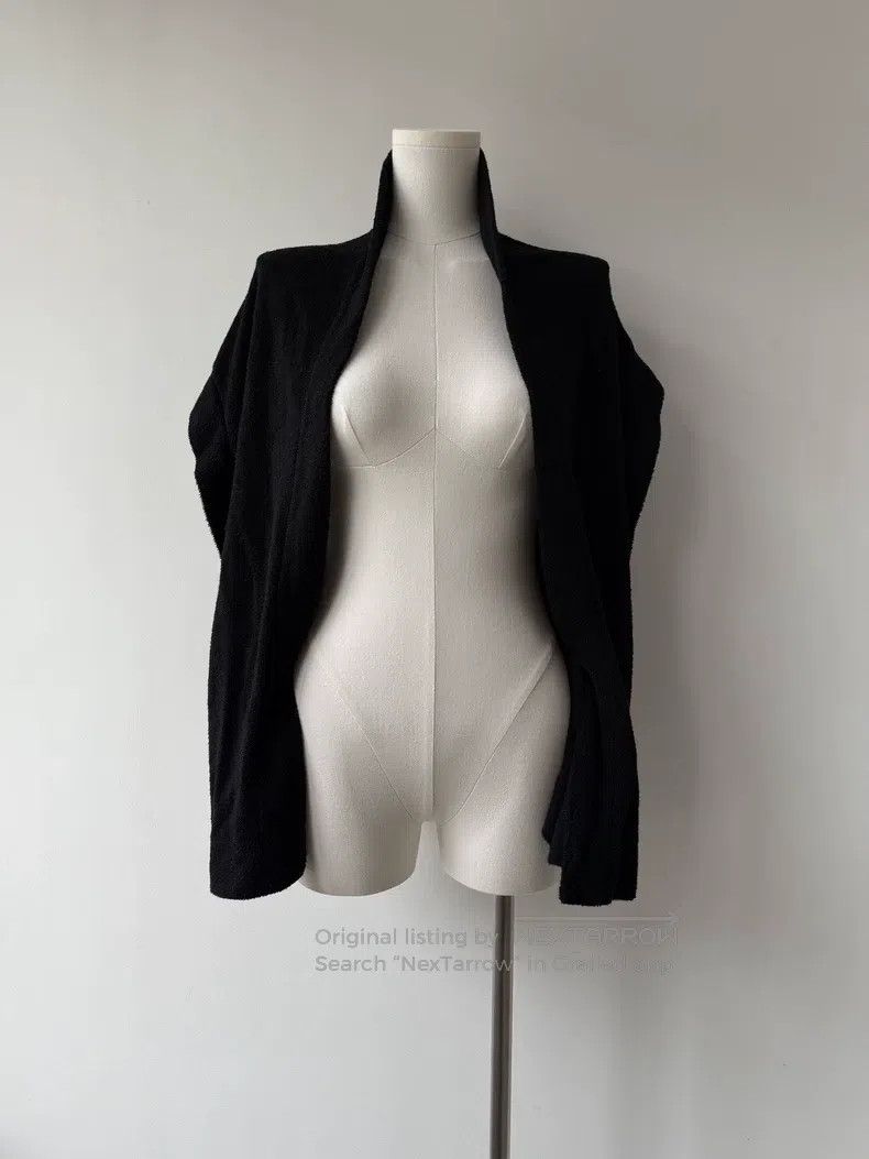 Yohji Yamamoto Yohji Yamamoto 11AW-Show Shaped Sleeveless Cardigan shirt Size XS / US 0-2 / IT 36-38 - 2 Thumbnail