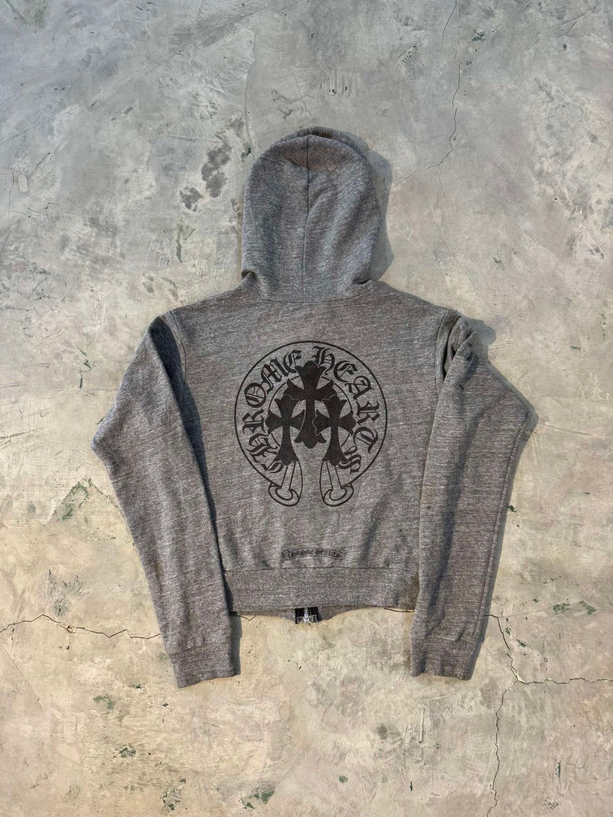 Chrome Hearts Chrome Hearts Triple Cross Horseshoe Zip Womens Hoodie Size XS / US 0-2 / IT 36-38 - 1 Thumbnail