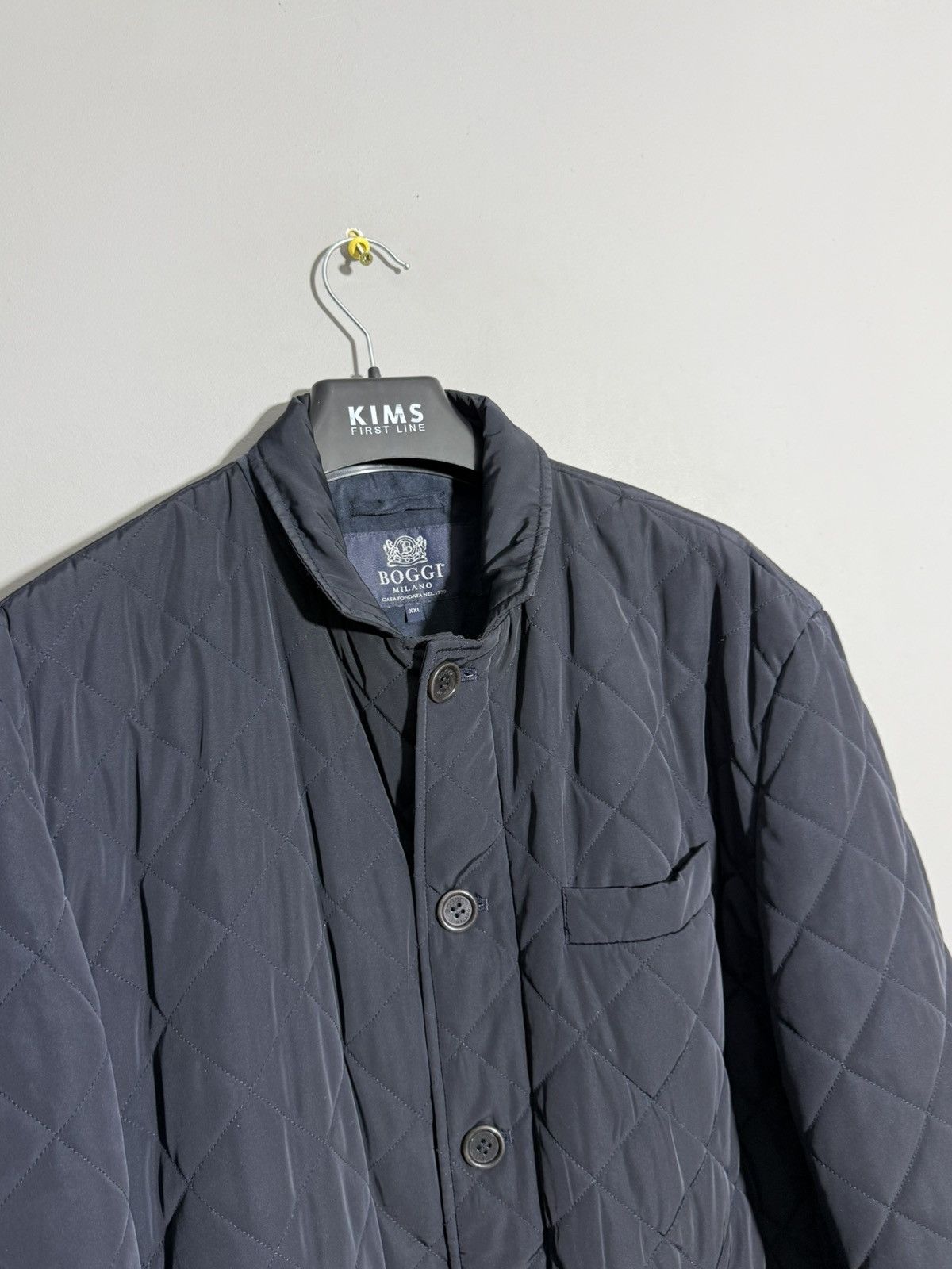 Boggi Boggi Nilano Navy Blue quilted jacket size XXL Size US XXL / EU 58 / 5 - 8 Thumbnail