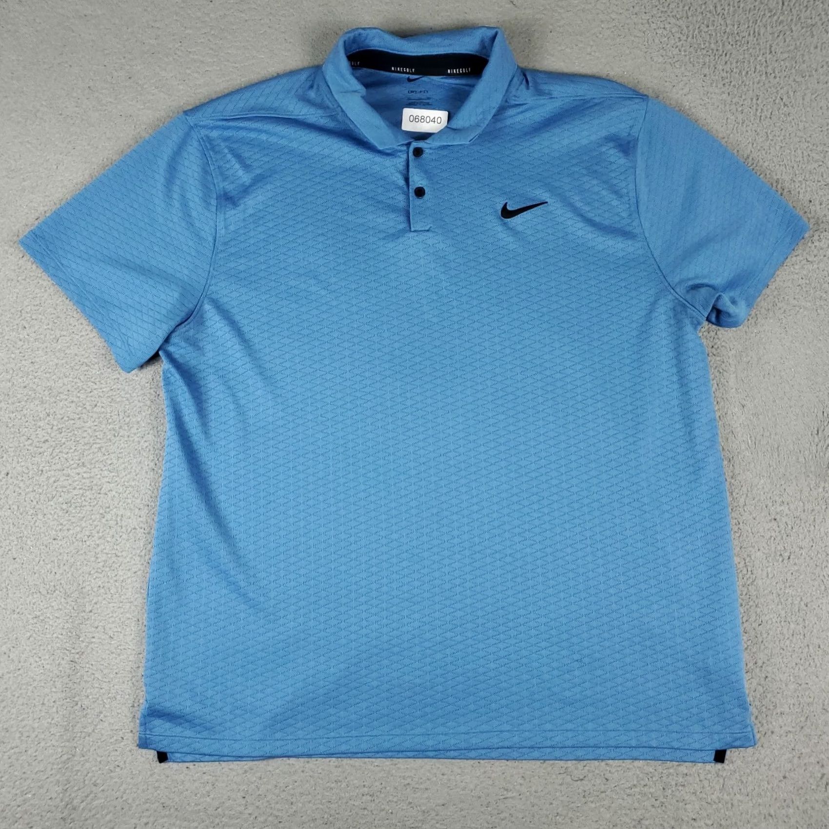 Nike Nike Polo Shirt Mens 2XL Blue Golf Casual Short Sleeve Polo Nike Dri-Fit Modern Preppy Sports Mens Size US XXL / EU 58 / 5 - 2 Thumbnail