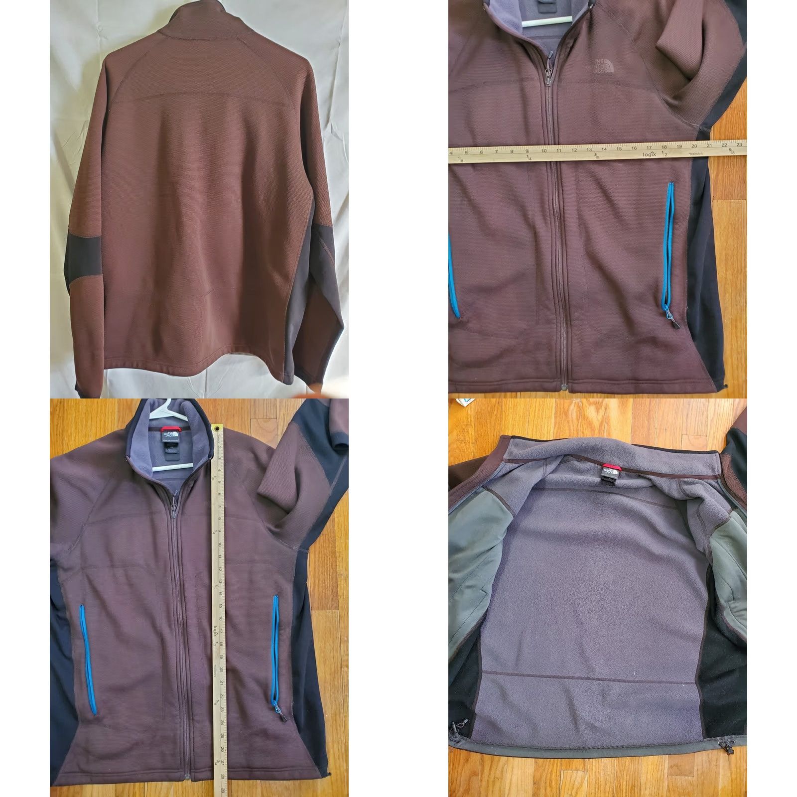 The North Face The North Face Jacket Men's L Brown Softshell Full Zip Pockets Size US L / EU 52-54 / 3 - 8 Thumbnail