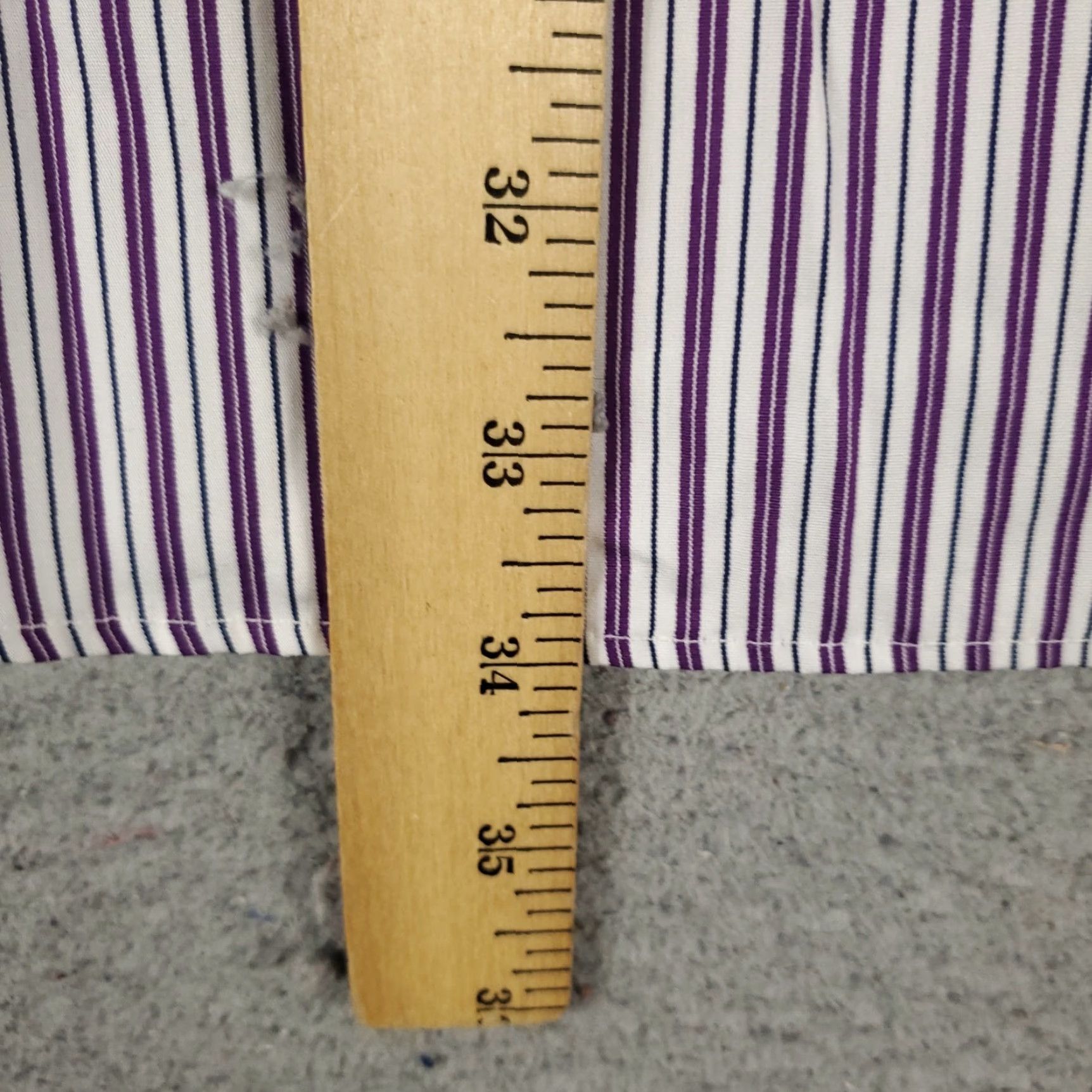 Ralph Lauren Ralph Lauren Dress Shirt Mens Size 18 Purple Striped Button-Up Long Sleeve Size US XXL / EU 58 / 5 - 4 Thumbnail